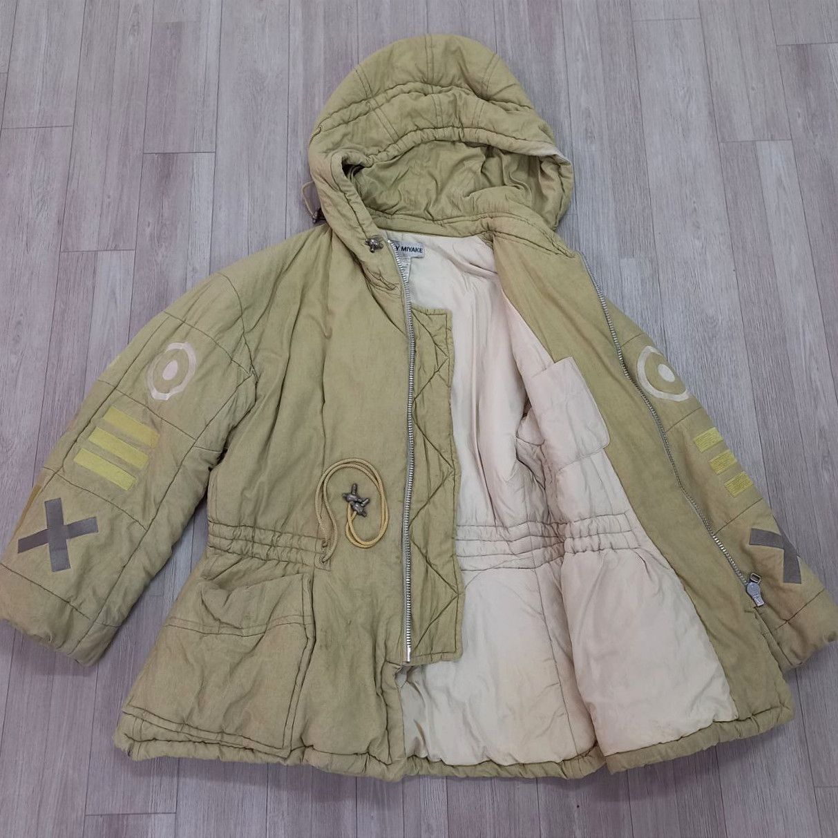 Issey Miyake ISSEY MIYAKE AW1991 IRVING PENN HIEROGLYPH Parka Jacket Size US M / EU 48-50 / 2 - 14 Thumbnail