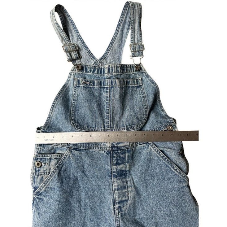 Gap Vintage Y2K Year 2000 GAP Light Blue Denim Overalls Size 27" / US 4 / IT 40 - 10 Thumbnail