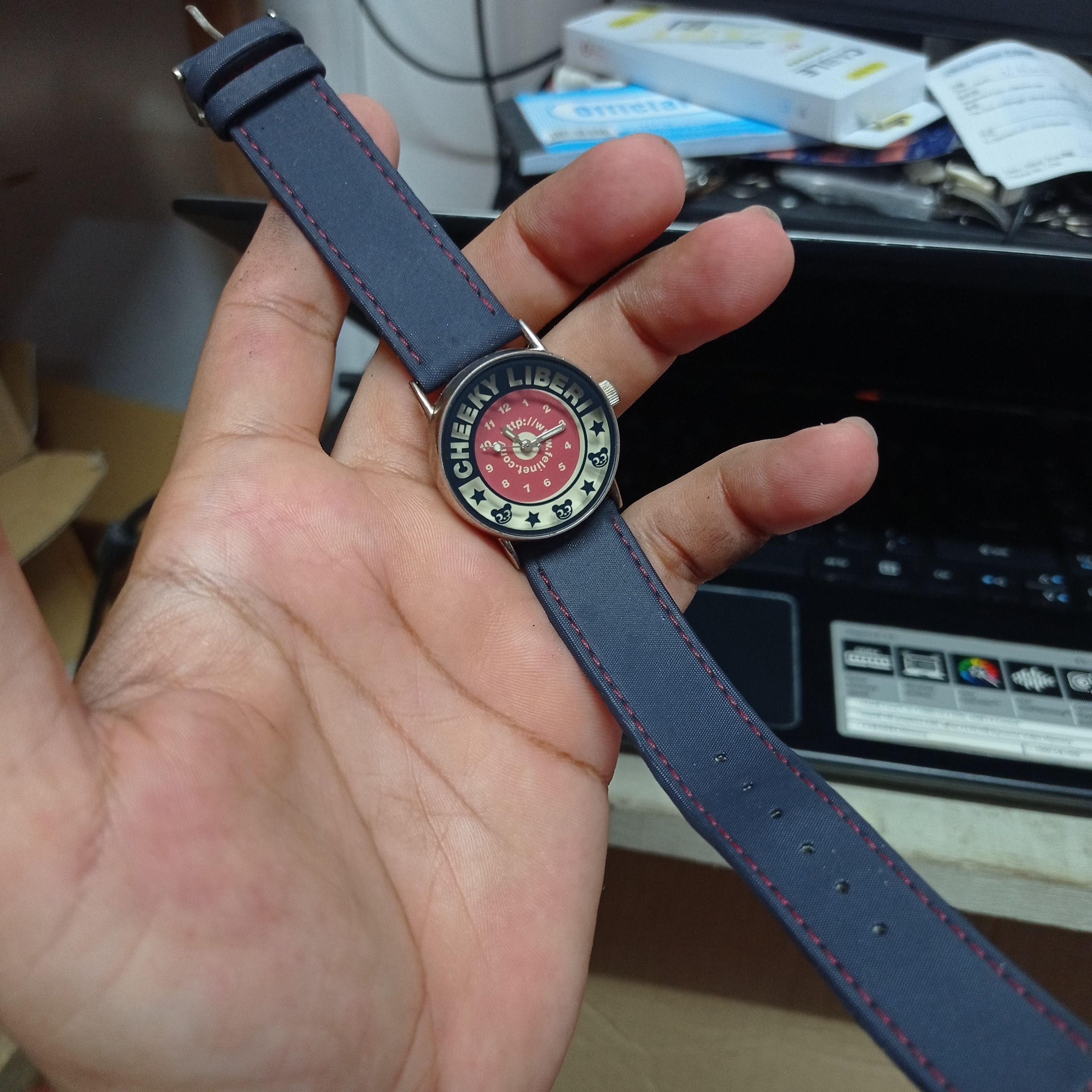 Japanese Brand Vintage Japan Watch (CHEEKY LIBERI) FELISSIMO Authentic Size ONE SIZE - 7 Thumbnail