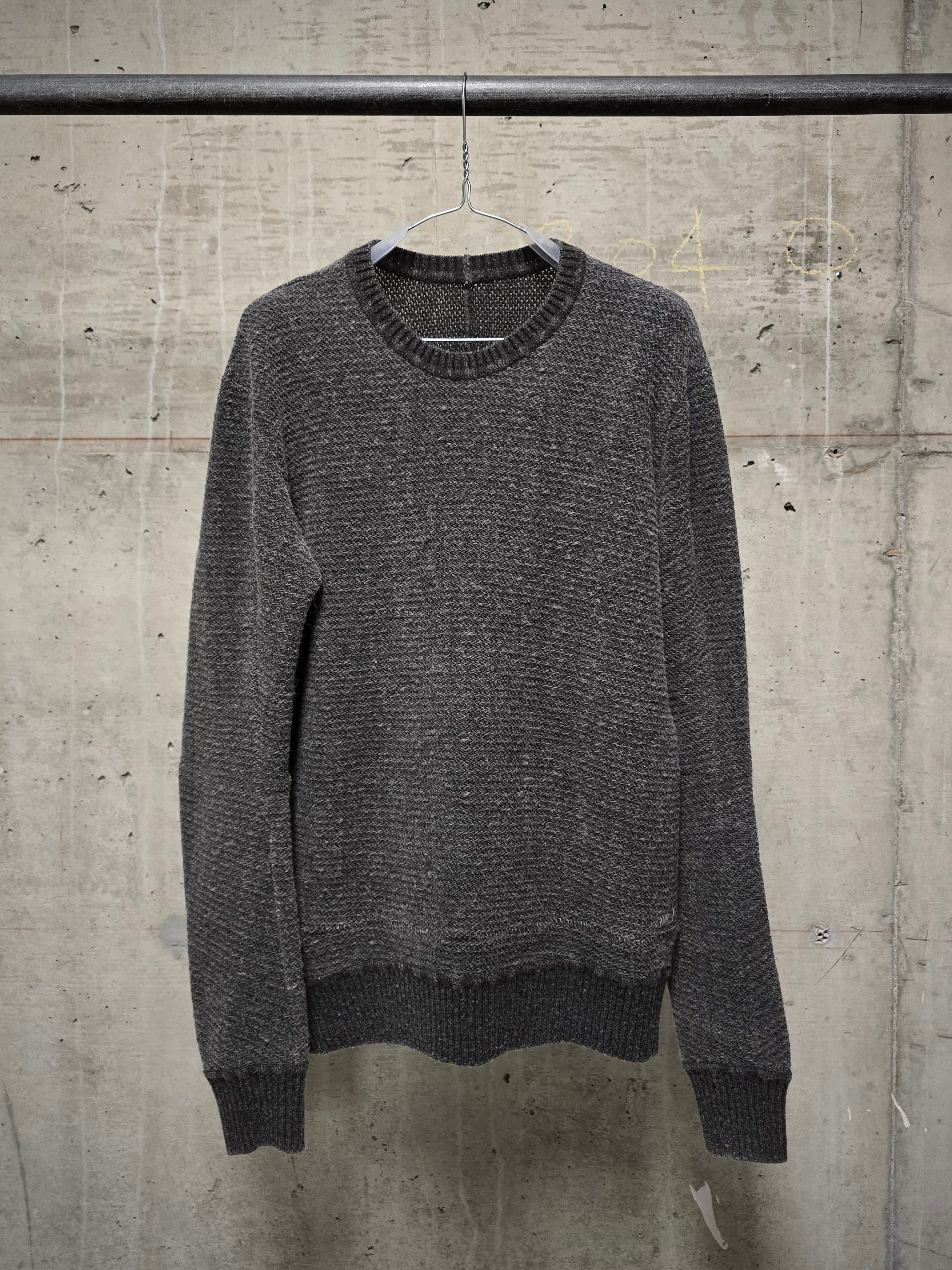 Taichi Murakami Taichi Murakami AW16-17 Grey Wool Ramie Knit Sweater Size US S / EU 44-46 / 1 - 1 Thumbnail