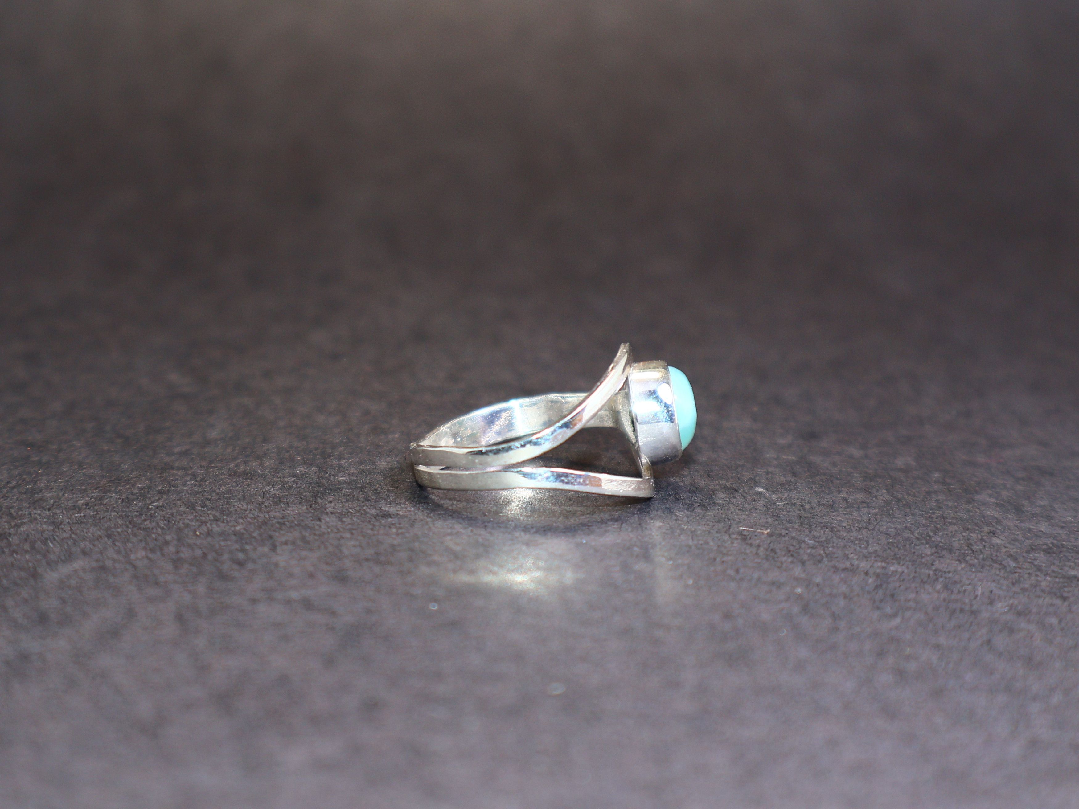 Handmade Larimar ring, Handmade ring, Sterling silver ring, Gift Idea Size ONE SIZE - 4 Thumbnail