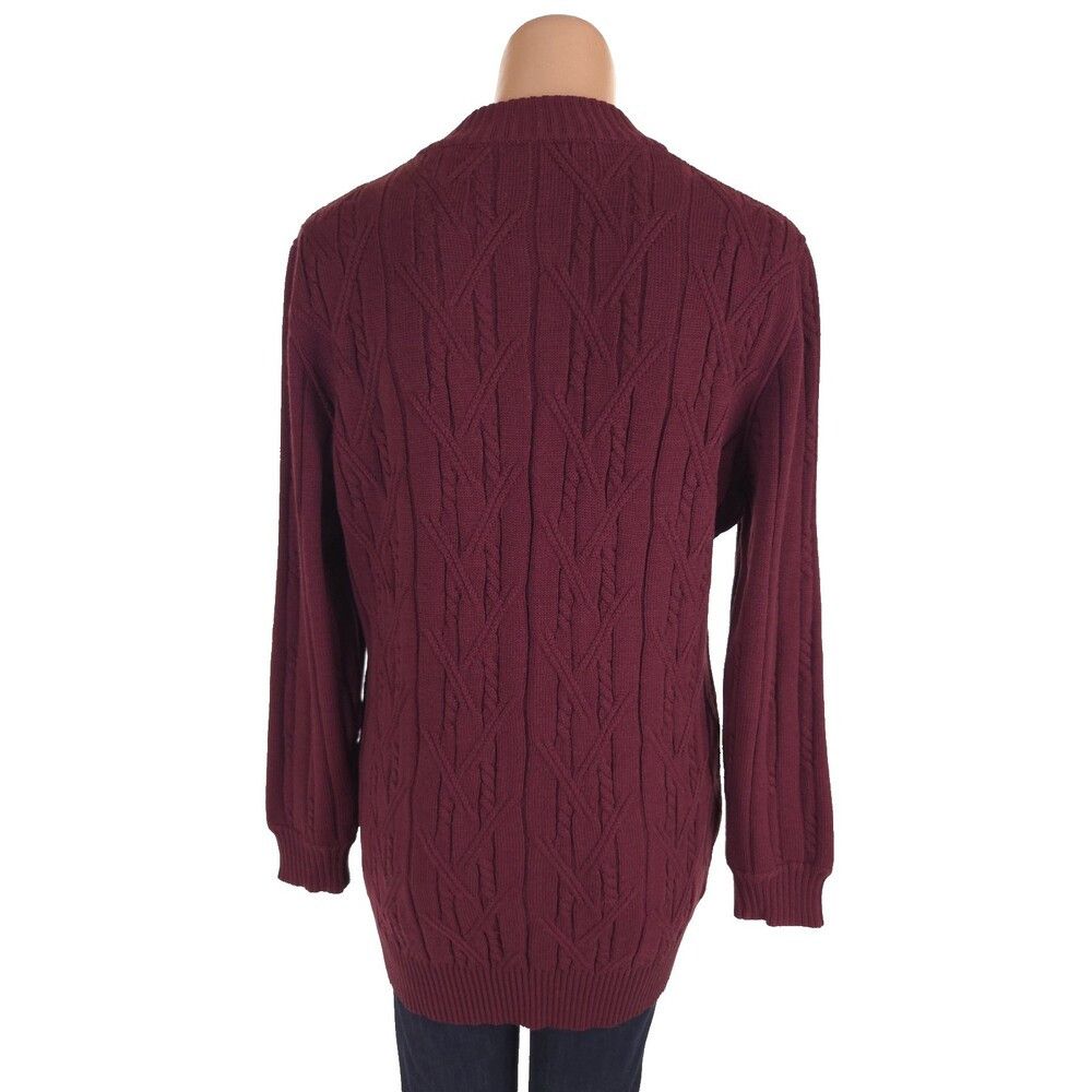 Celine Vintage 80s/90s Celine Paris 1/2 Crest Button Sweater Size M Size M / US 6-8 / IT 42-44 - 7 Thumbnail