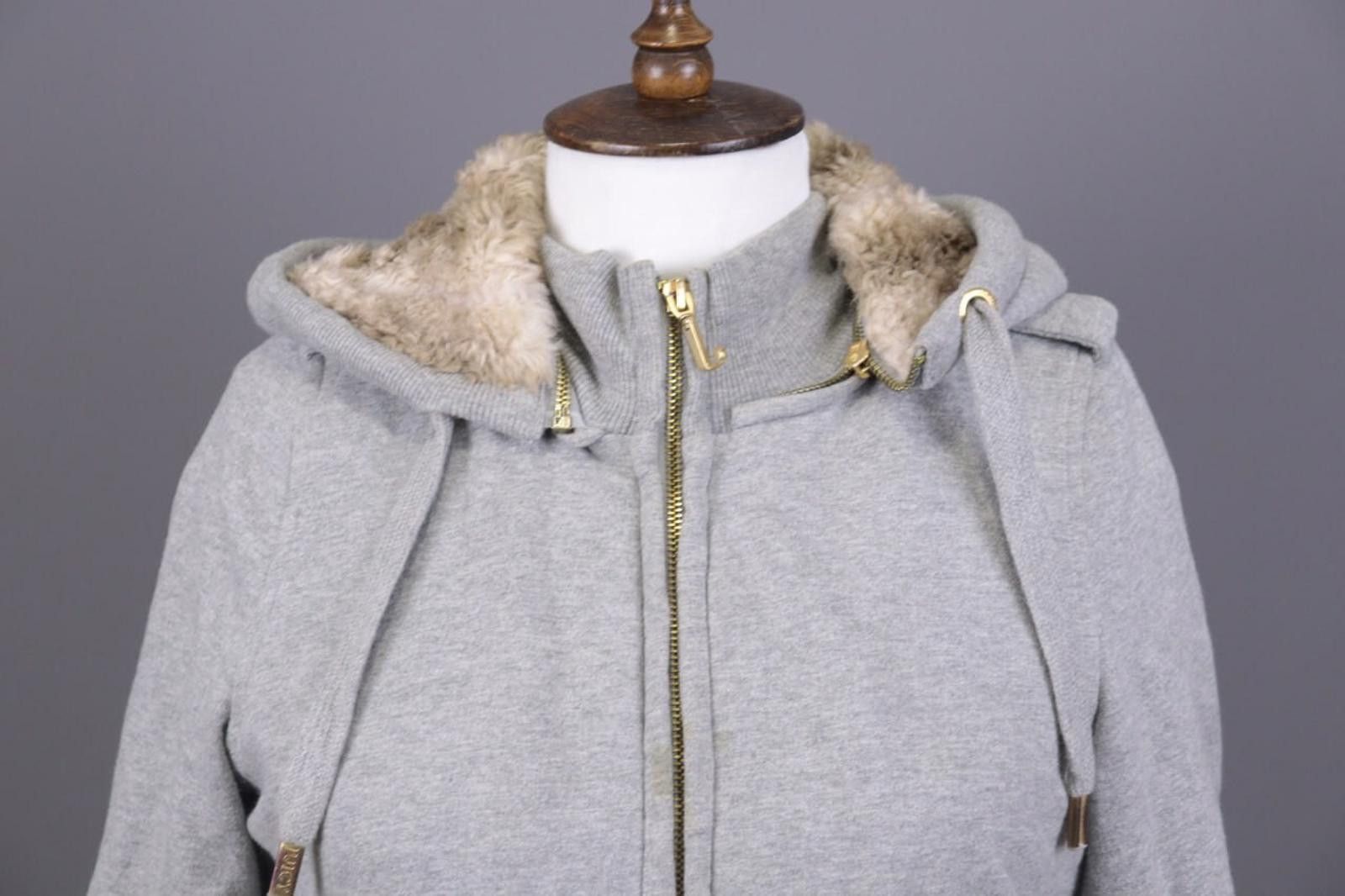 Juicy Couture Jeans Juicy Couture Los Angeles Gray Faux Fur Jacket Size M Size M / US 6-8 / IT 42-44 - 3 Thumbnail