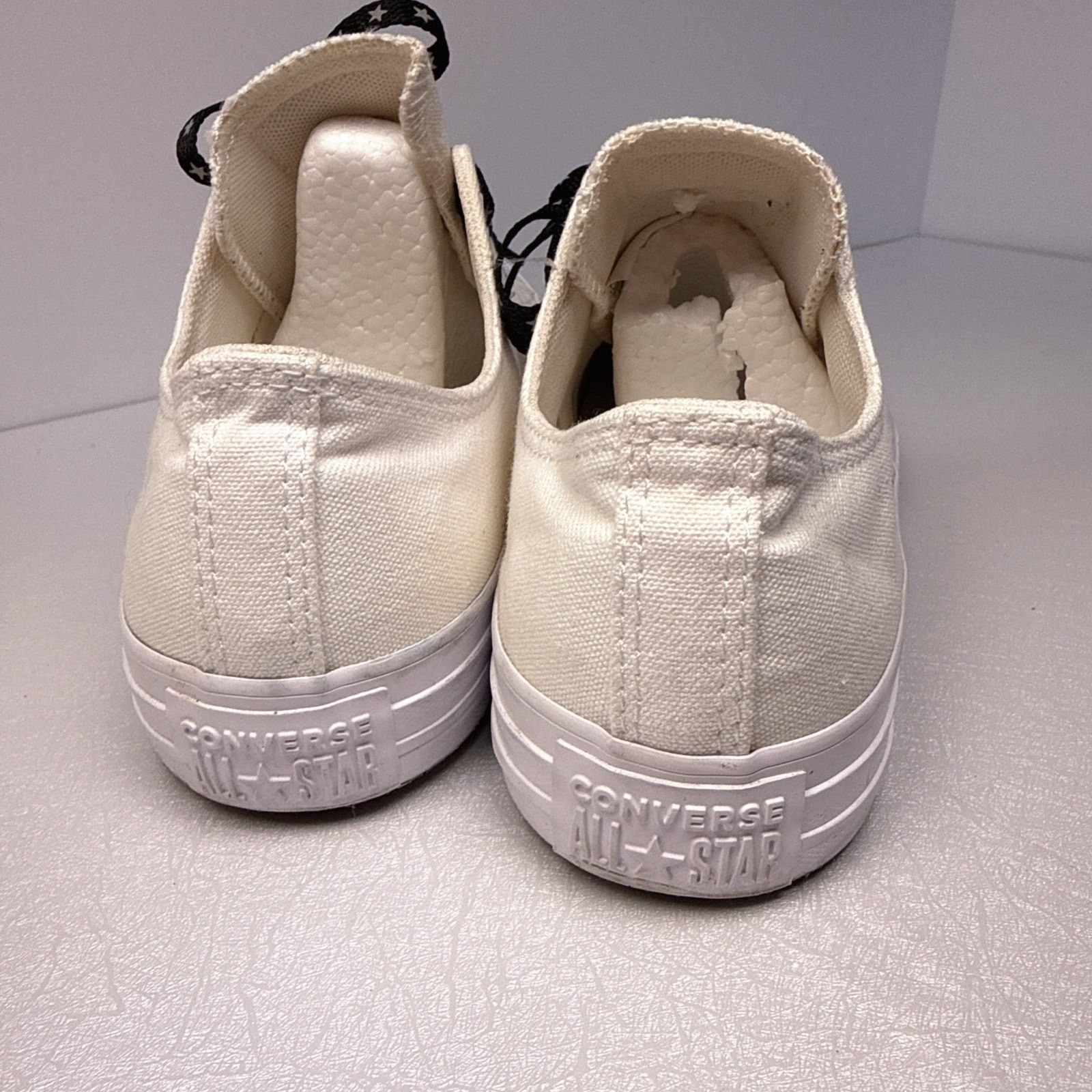 Converse Converse All Star Low Top White Canvas Star Laces | 7.5 Size US 7.5 / EU 40-41 - 10 Thumbnail