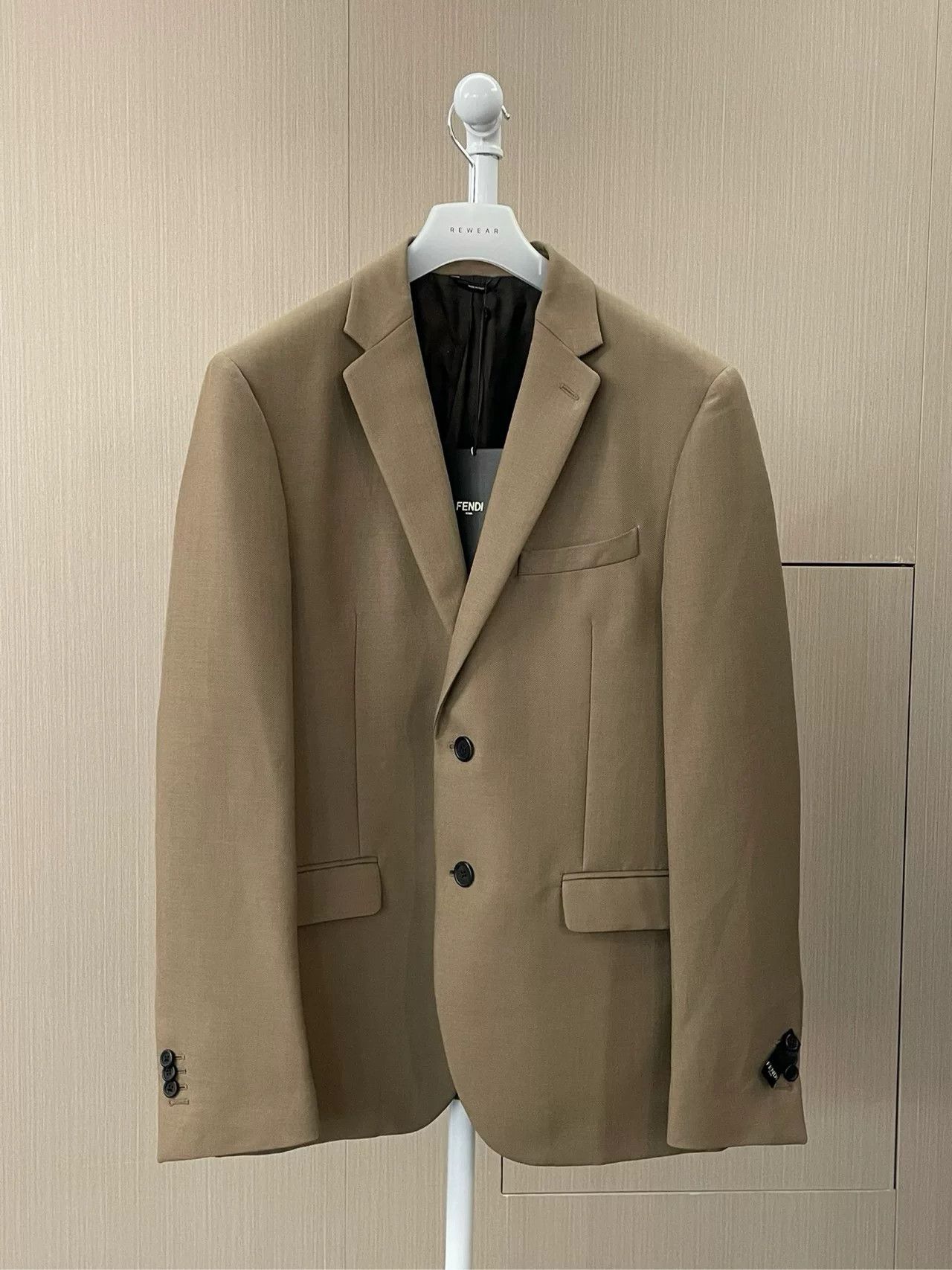 Fendi Brown Blazer Coat New With Tags