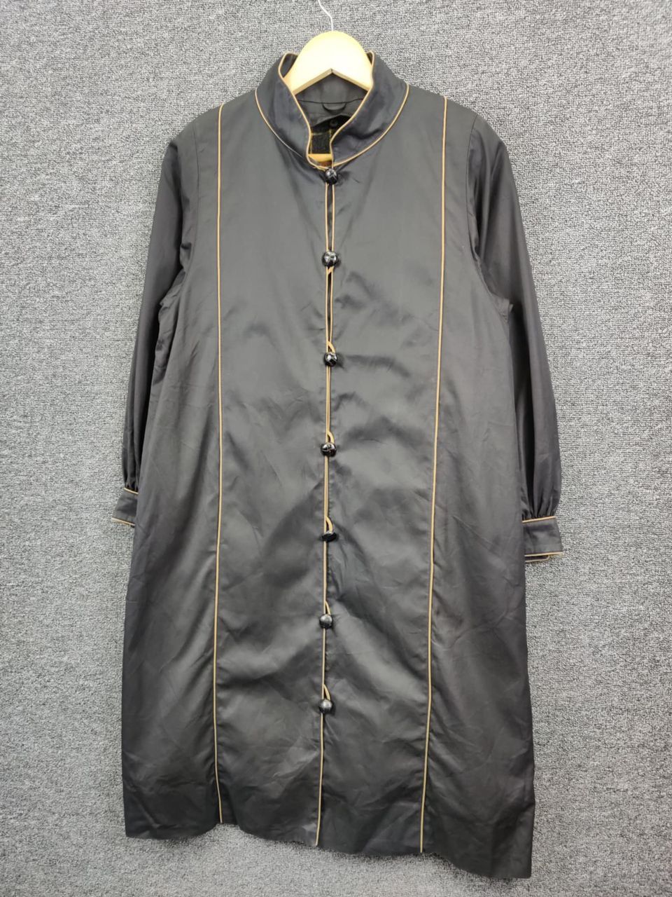 Yves Saint Laurent Vintage Yves Saint Laurent Mandarin Long Coat Jacket Size US M / EU 48-50 / 2 - 2 Thumbnail
