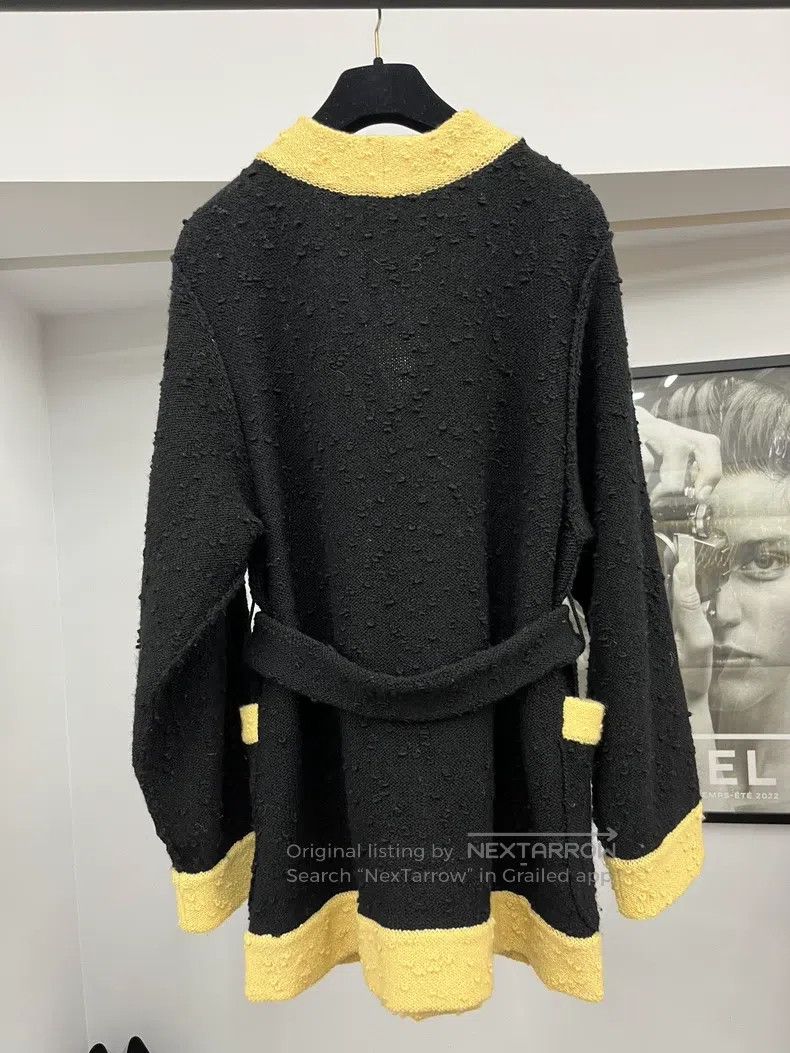 Chanel Chanel 24K black stitched knitted cardigan coat Size XS / US 0-2 / IT 36-38 - 3 Thumbnail