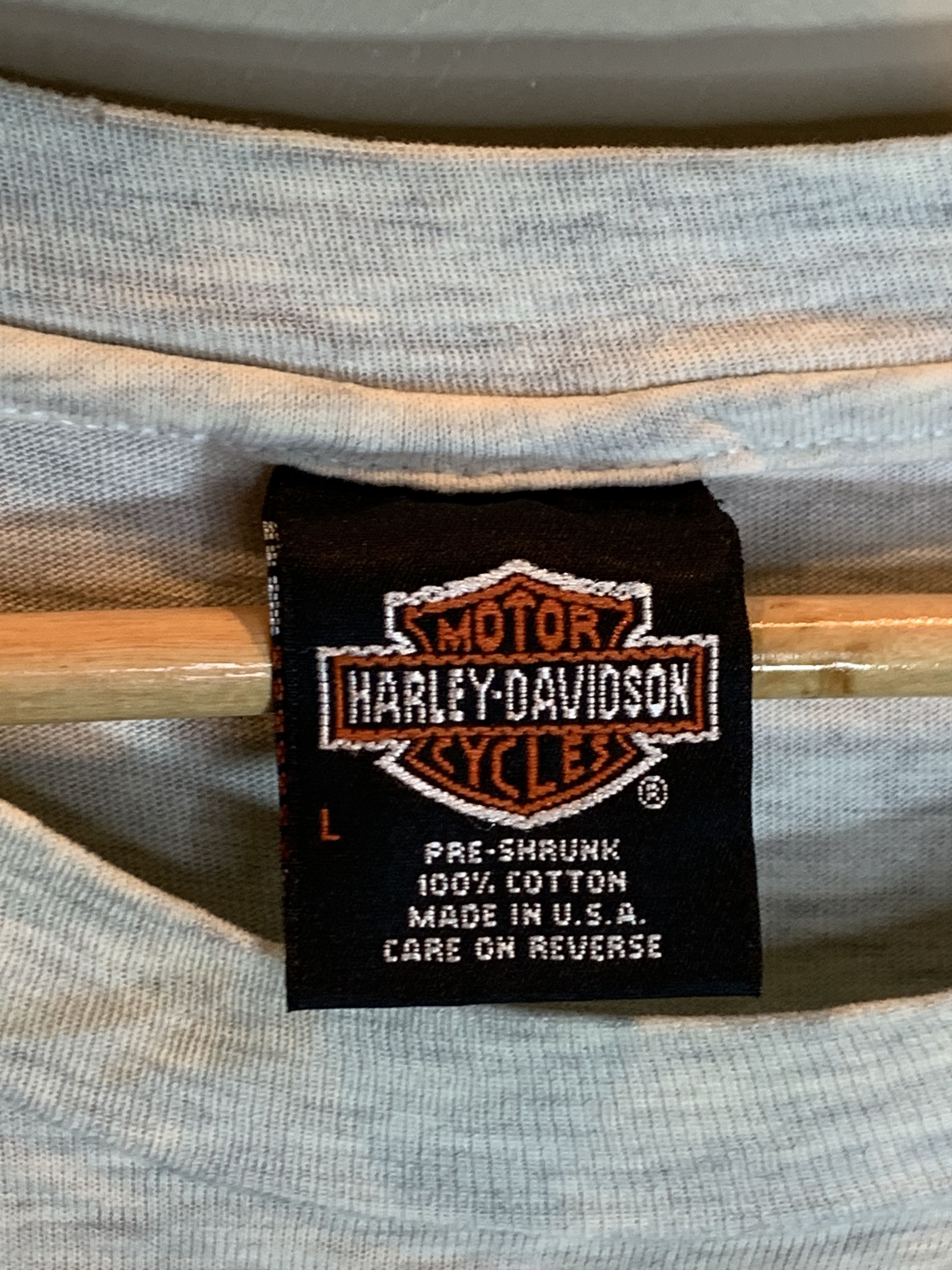 Harley Davidson RARE Vintage 80s Harley Davidson Thunder Single Stitch Shirt Size US L / EU 52-54 / 3 - 12 Thumbnail