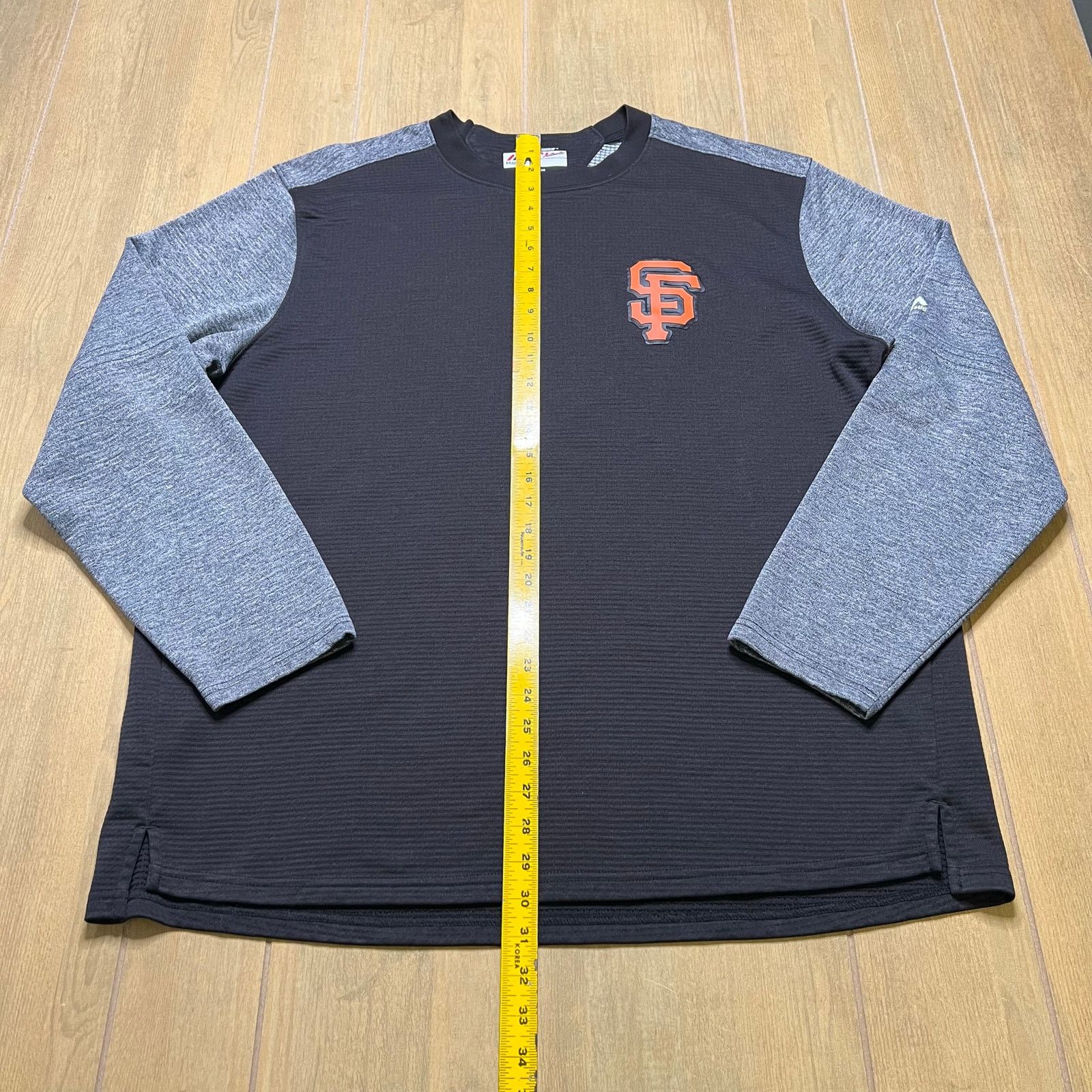 Majestic Majestic SF Giants Therma Base Crew Pullover 2XL MLB Y2K Size US XXL / EU 58 / 5 - 5 Thumbnail