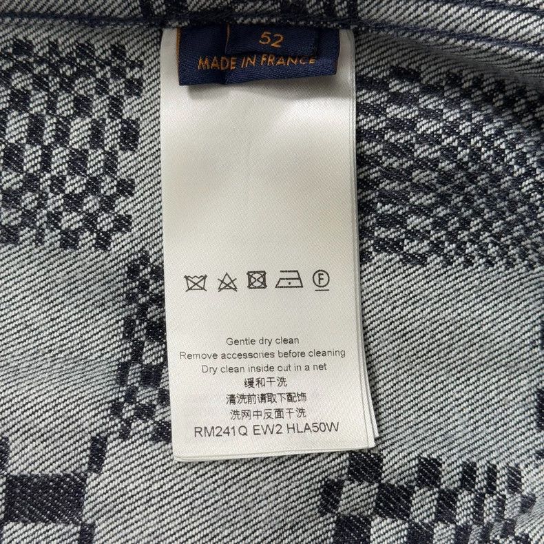 Louis Vuitton Louis Vuitton Checkerboard denim jacket 2502-Nextarrow Size US L / EU 52-54 / 3 - 5 Thumbnail