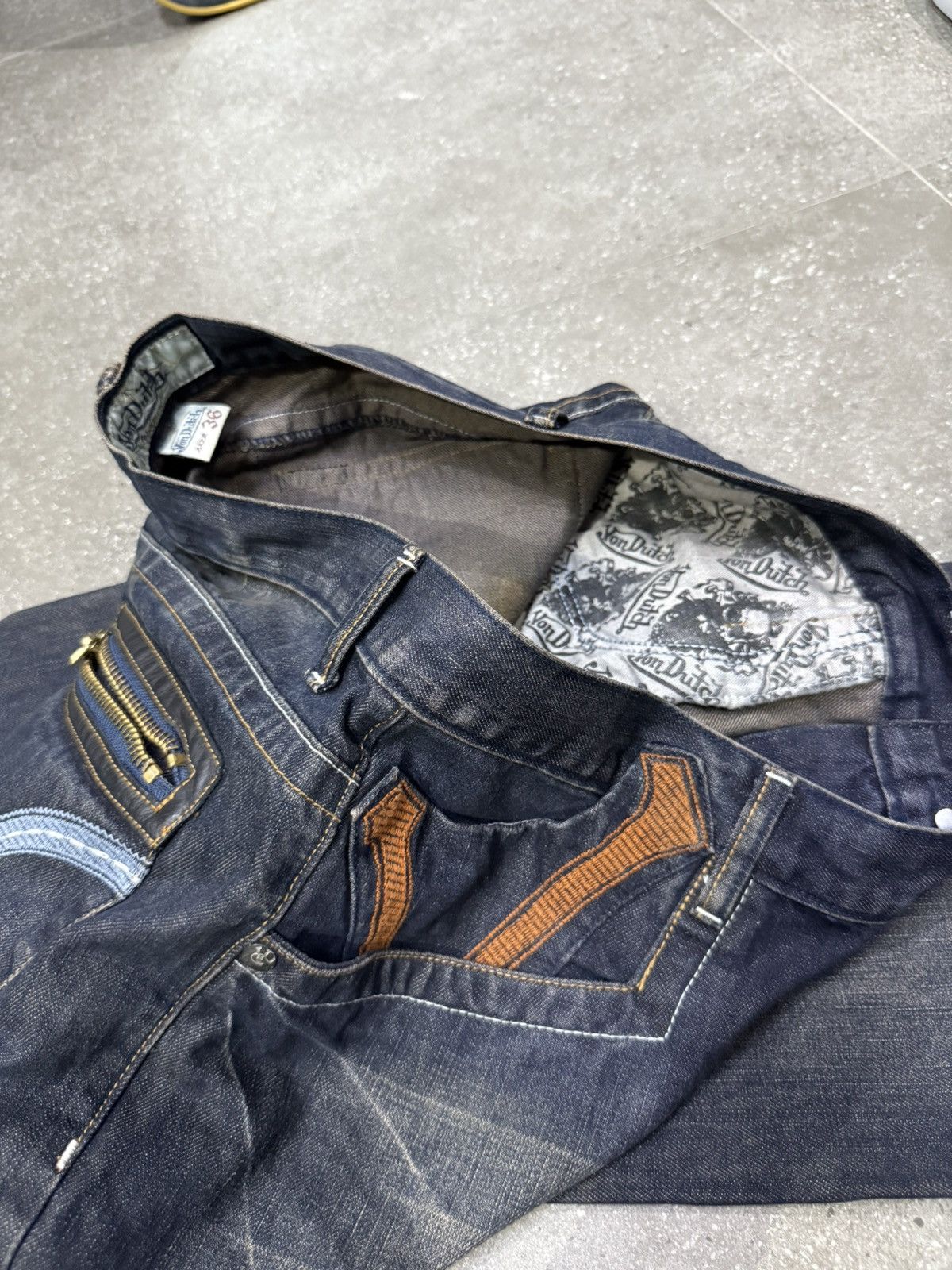Von Dutch vintage von dutch hybrid leather moto denim rider if6was9 Size US 38 / EU 54 - 8 Thumbnail