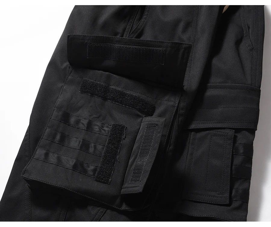Utility tactical flared cargo pants y2k