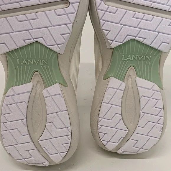 Lanvin Lanvin Flash X White Mesh Low-Top Sneakers - EU40/US10 Size US 10 / IT 40 - 12 Thumbnail