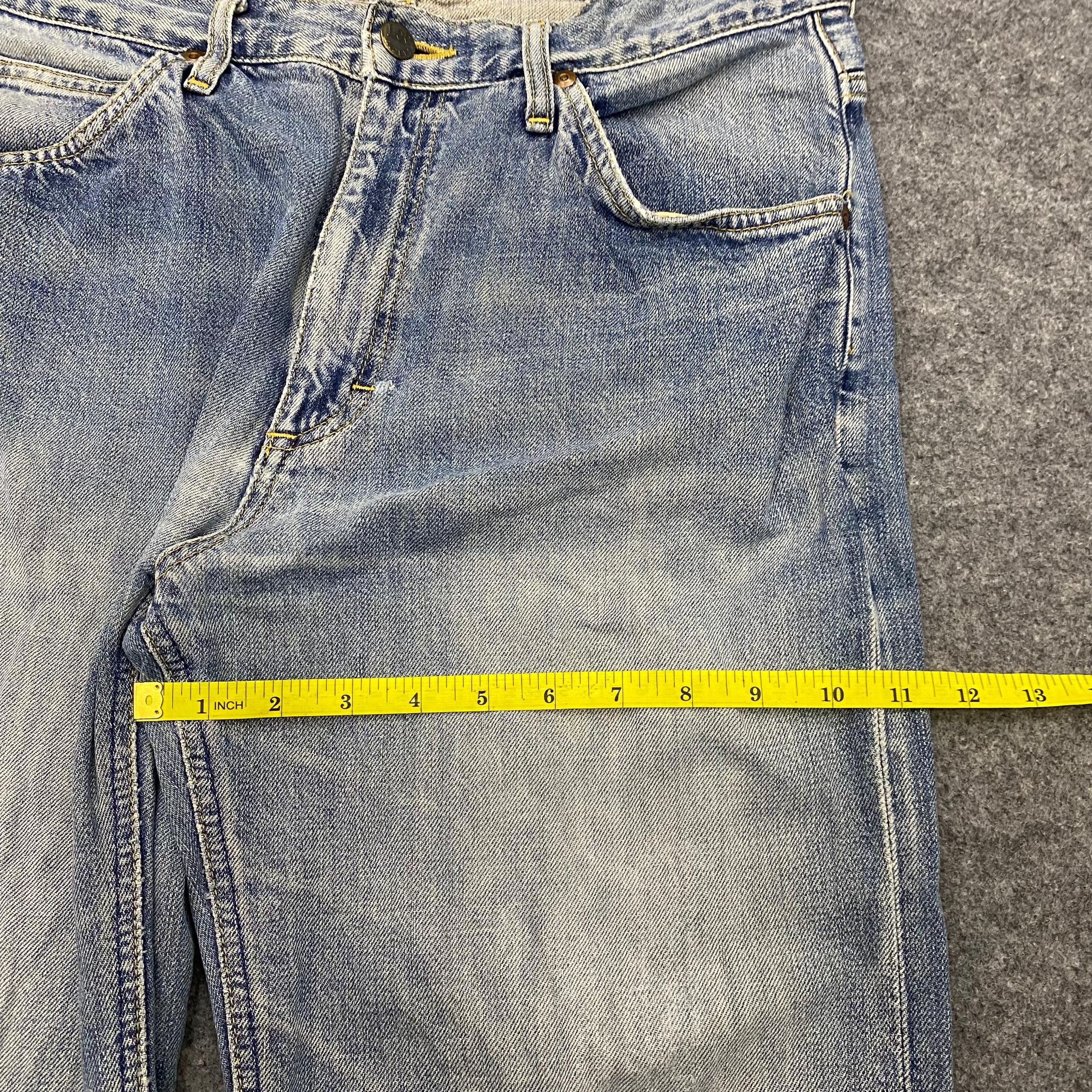 Japanese Brand 💥Best Offer💥Vintage Lee Riders Distressed Denim Size US 32 / EU 48 - 5 Thumbnail