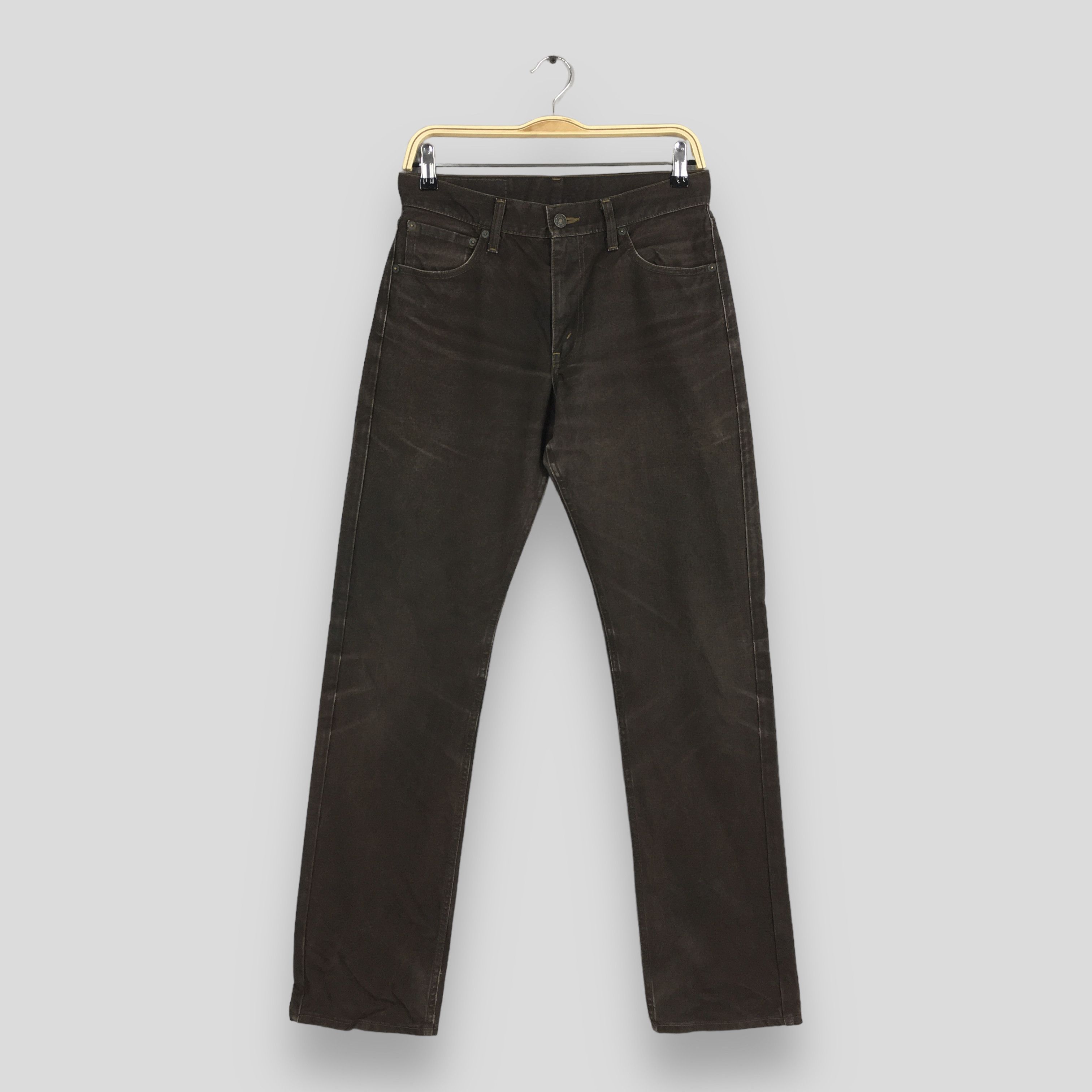 image of Size 28X32 Vintage 90's Levi's 505 Faded Brown Jeans, Men's