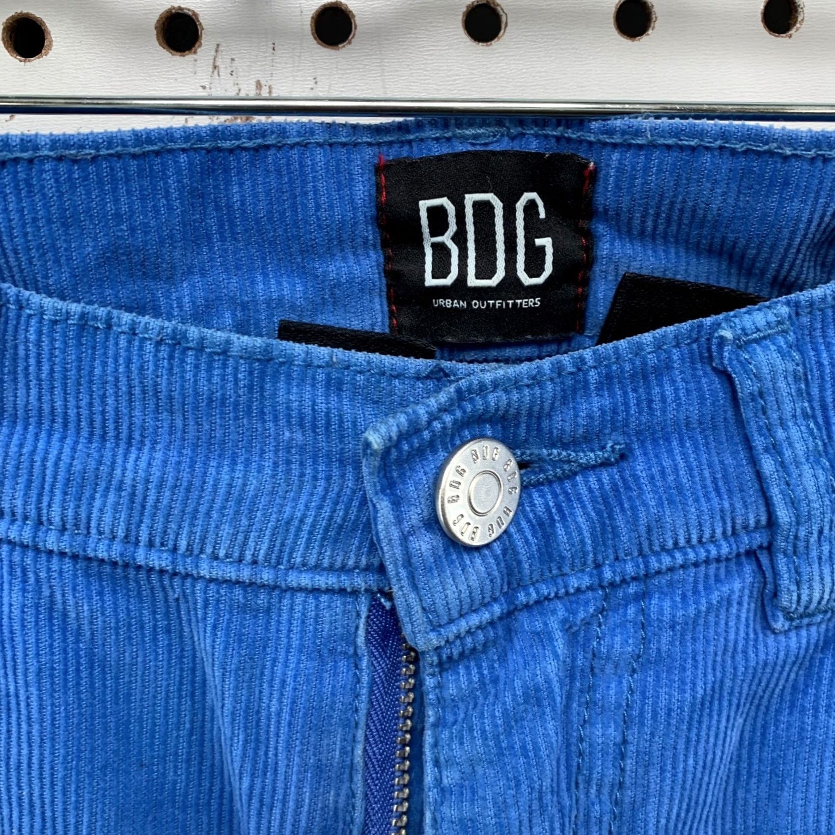 Bdg BDG Corduroy Slim Straight Pants Blue Women's 25 26x26.5 Size 42" / US 20 - 5 Thumbnail