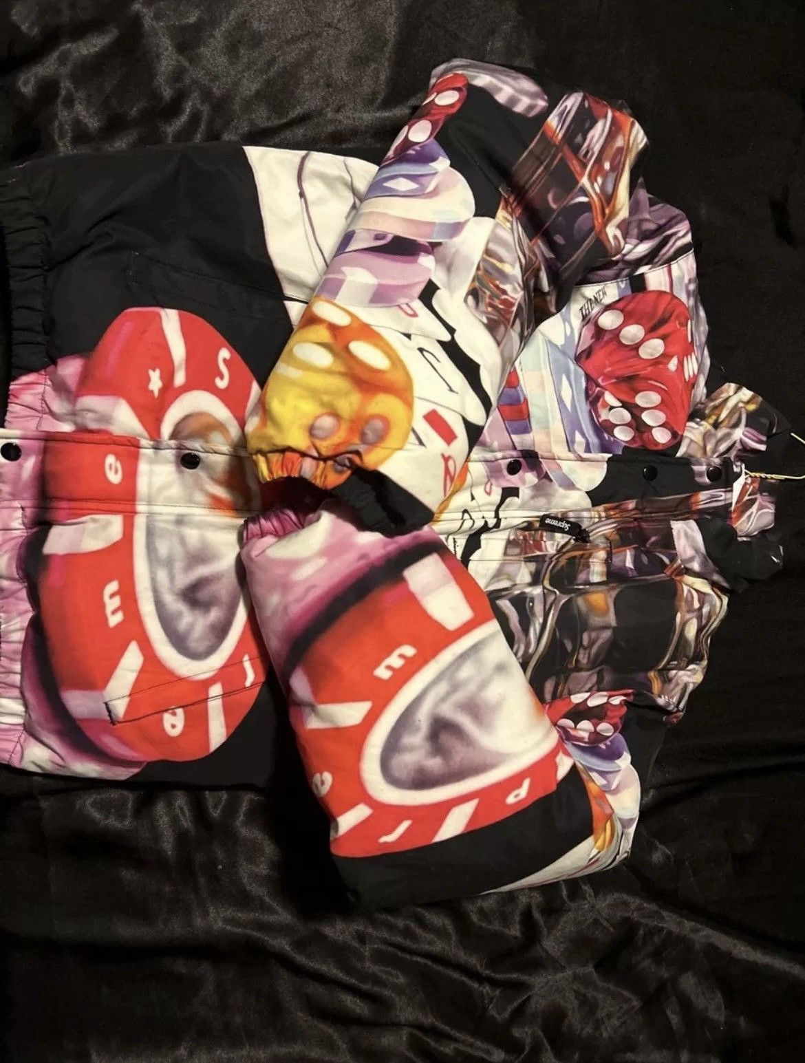 SUPREME CASINO DOWN PUFFER COAT