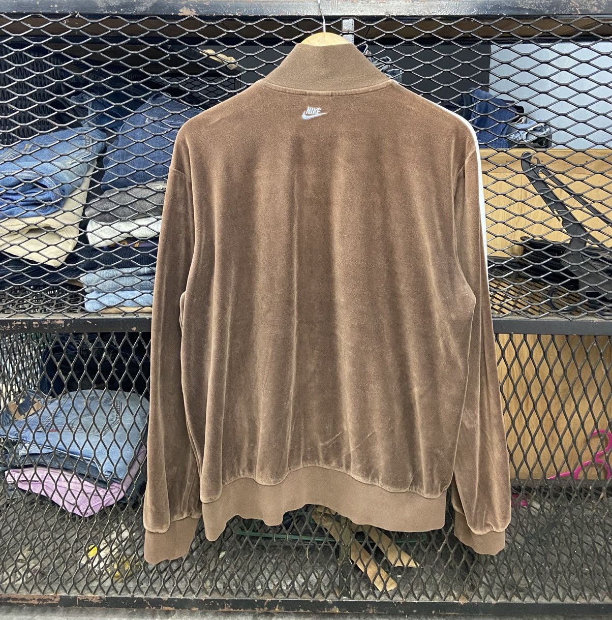 Nike × Other × Vintage Vintage Y2K NIKE VELOUR TRACKSUIT JACKET Size US L / EU 52-54 / 3 - 10 Thumbnail