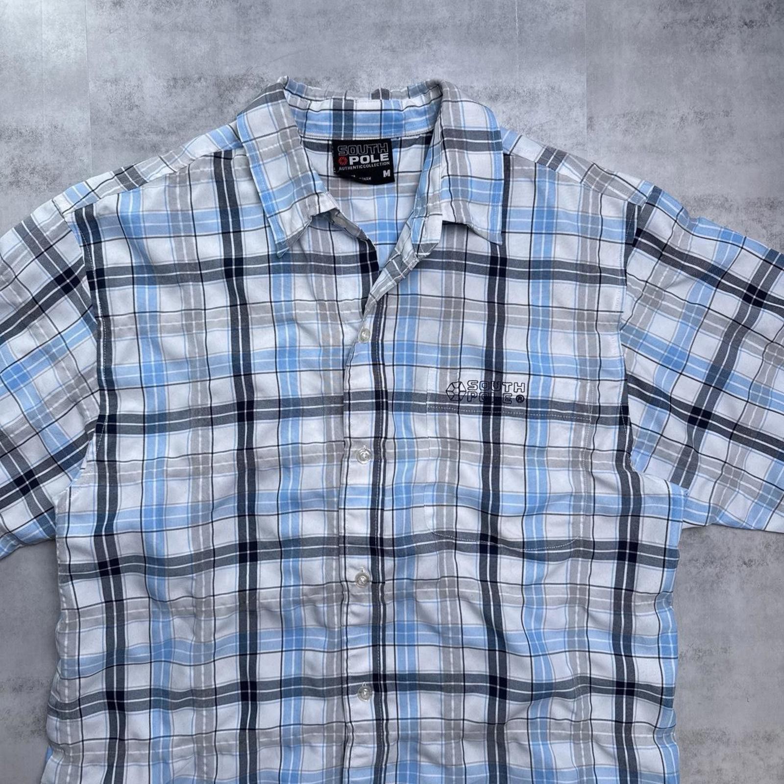 Southpole Y2K Southpole 00s Plaid Button Up Shirt Size US M / EU 48-50 / 2 - 2 Thumbnail