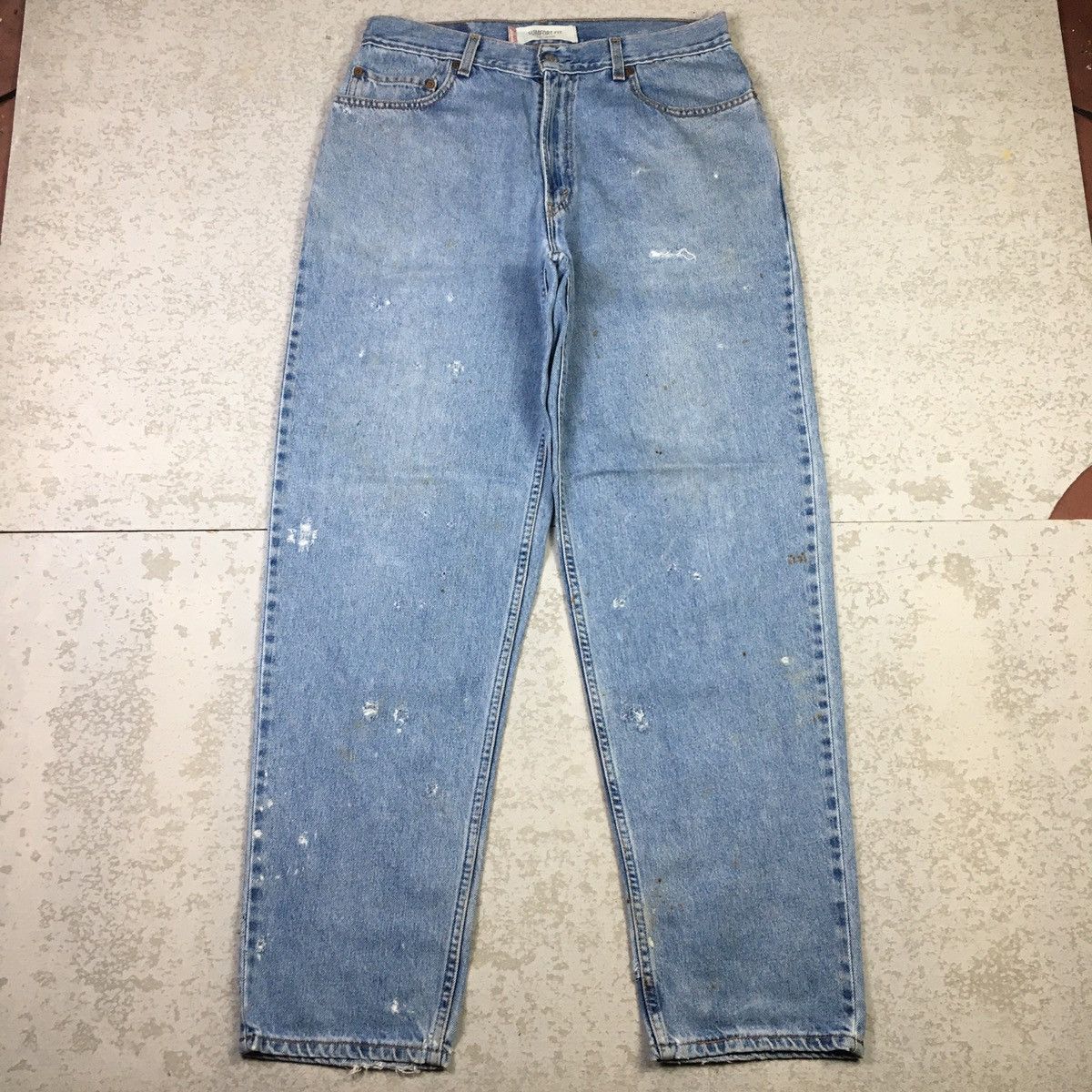Levi's × Vintage Levis 560 Comfort Fit Distressed Dirty Jeans Size US 33 - 1 Thumbnail