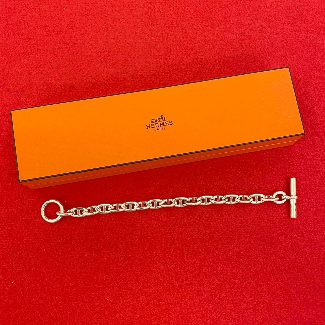 Hermes Bracelet Silver Silver