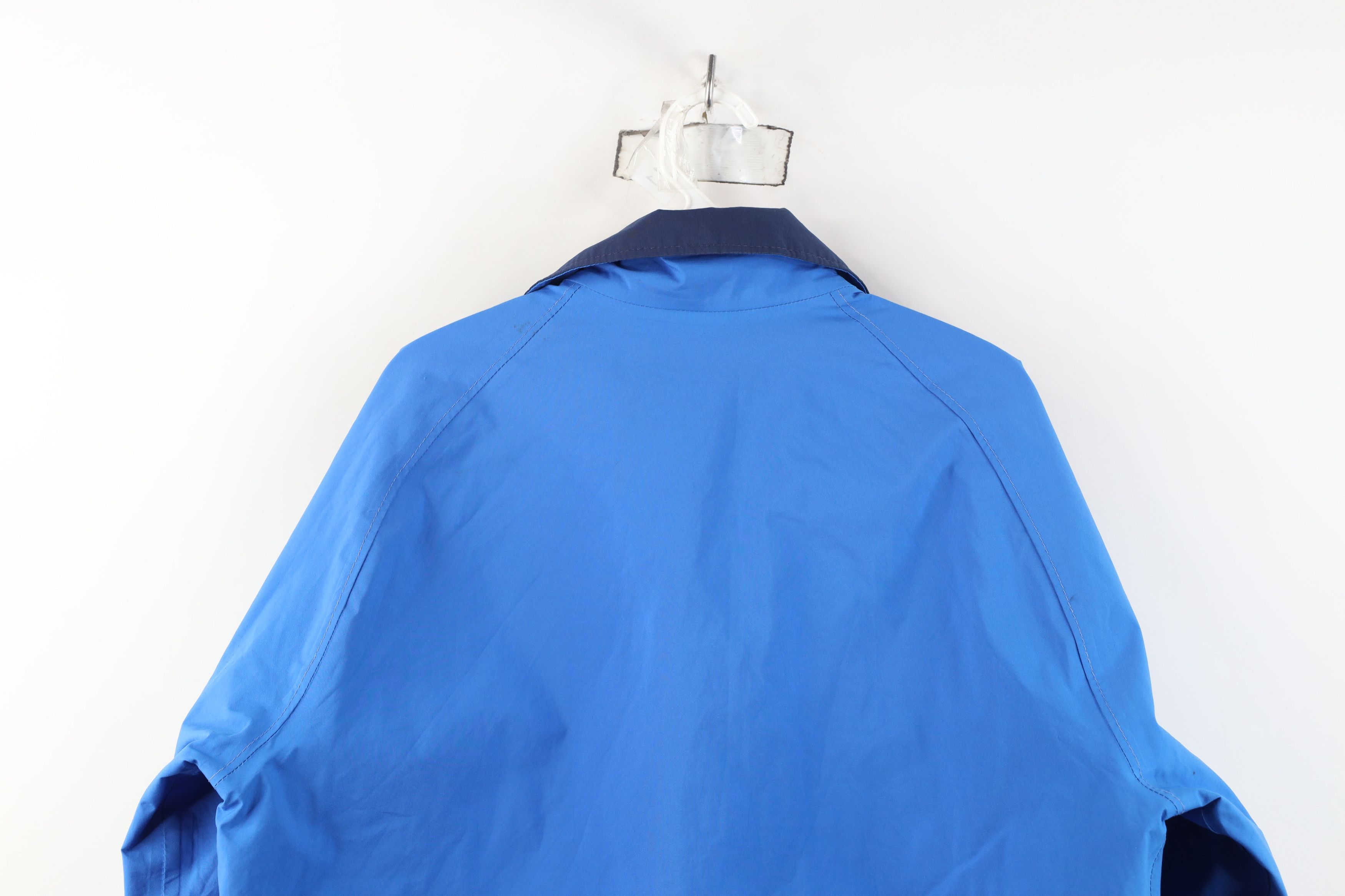 Goretex Vintage 90s Streetwear Goretex Rain Bomber Jacket Blue USA Size US M / EU 48-50 / 2 - 16 Thumbnail