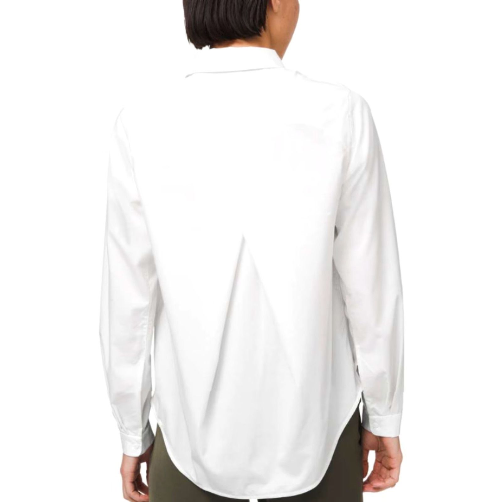 Lululemon Lululemon Women's Shirt Full Day Ahead White LW3DGQS Athleisure Sz 8 Size M / US 6-8 / IT 42-44 - 2 Thumbnail