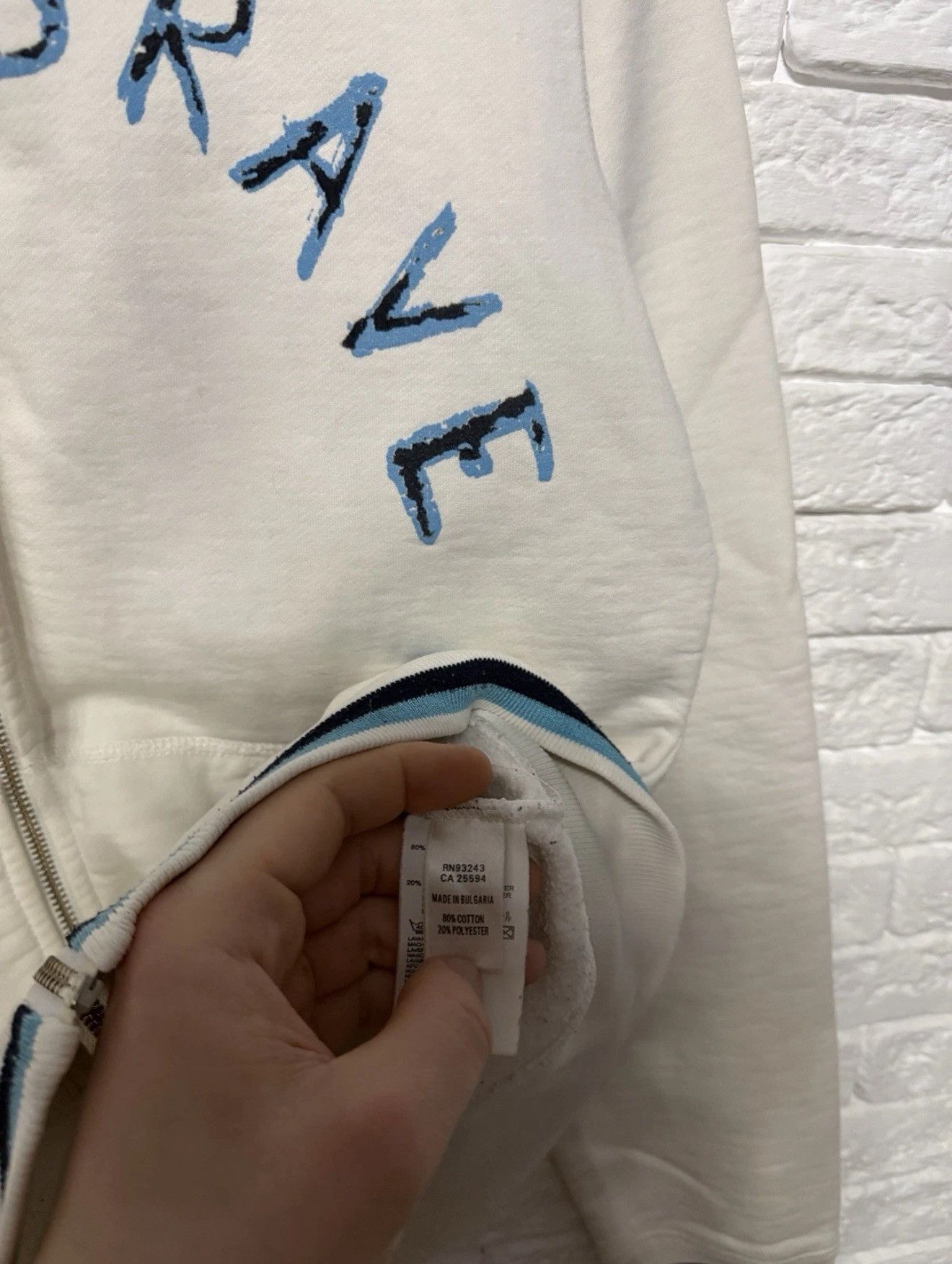 Diesel Diesel Huge Graphic Logo Full Zip Hoodie Diesel Brave Sz M Size US M / EU 48-50 / 2 - 7 Thumbnail
