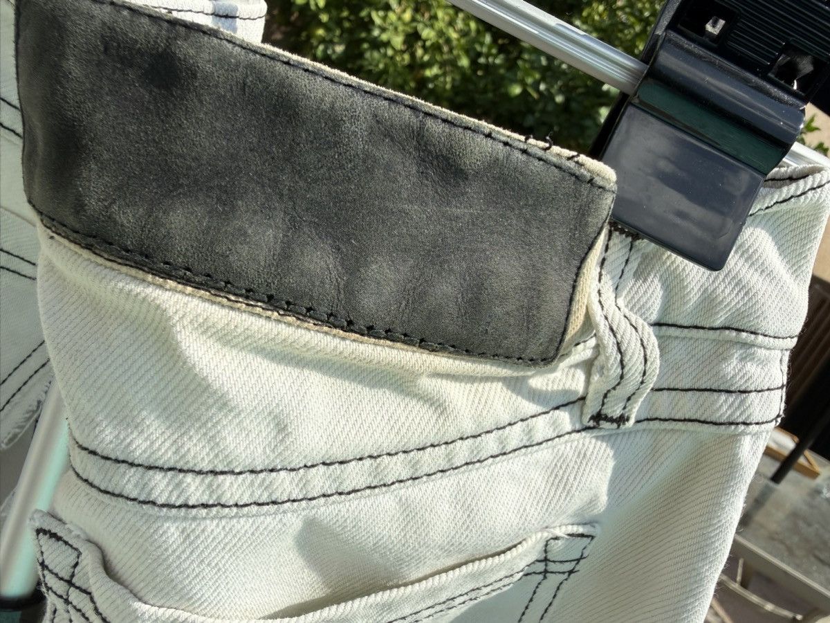 Enfants Riches Deprimes Enfants Riches Déprimés White Distressed Denim Jeans Size US 30 / EU 46 - 4 Thumbnail