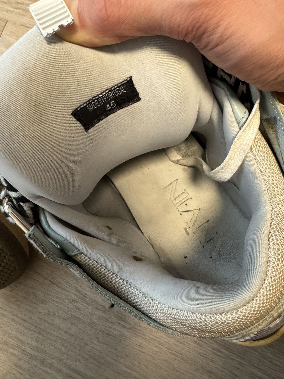 Lanvin Lanvin Distressed Low-Top Sneakers – US12 Size US 12 / EU 45 - 5 Thumbnail