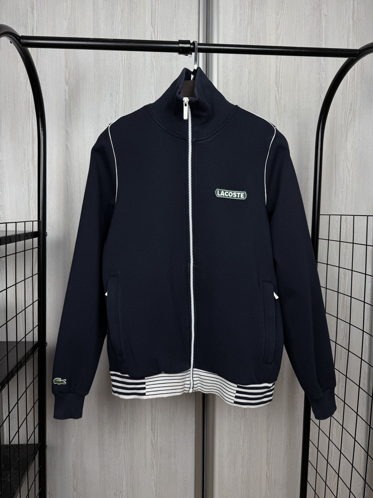 Lacoste Lacoste navy blue full zip track top jacket Size US S / EU 44-46 / 1 - 2 Thumbnail