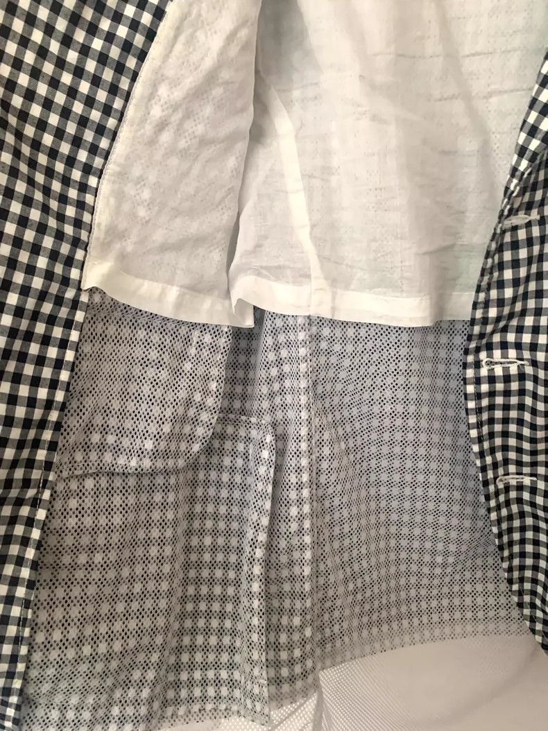 Comme des Garcons Comme Des Garcons 100% cotton fine plaid jacket Size US S / EU 44-46 / 1 - 6 Thumbnail