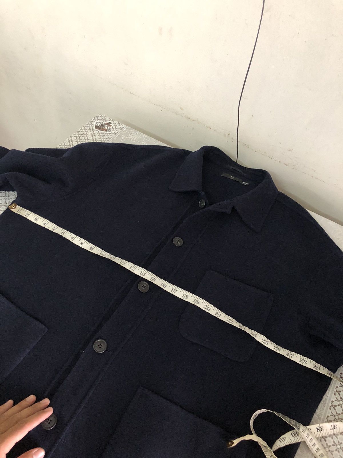 Jil Sander Nice Piece🔥 Jil Sander x Uniqlo Wool Button Jacket Size US XXL / EU 58 / 5 - 13 Thumbnail