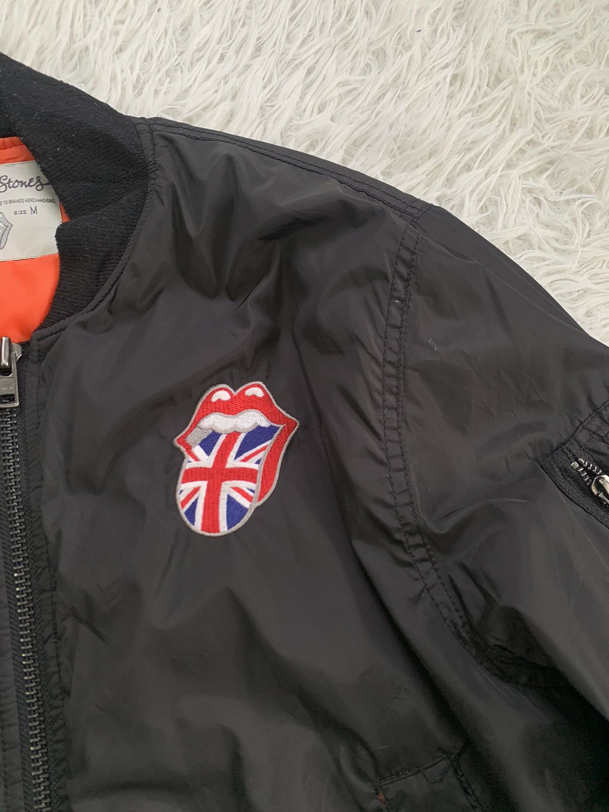 The Rolling Stones The Rolling Stones MA-1 Flight Bomber Jacket Size US M / EU 48-50 / 2 - 5 Thumbnail