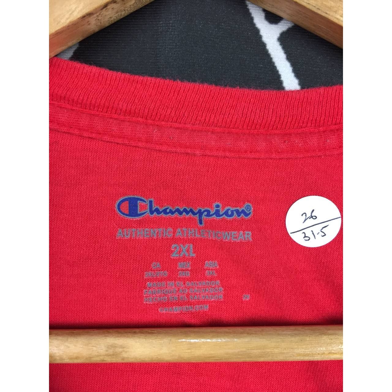 Champion × Vintage Champion Authentic Athleticwear Spell Out Logo Tee Size US XXL / EU 58 / 5 - 8 Thumbnail