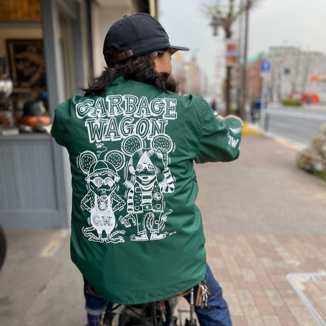 Japanese Brand GARBAGE WAGON Coach Nylon Jacket Size US L / EU 52-54 / 3 - 1 Thumbnail