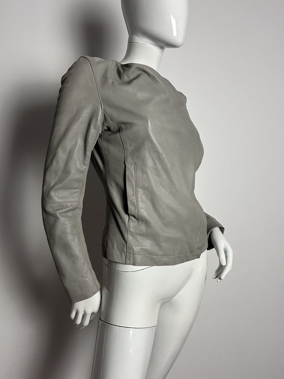 Other Insane leather asymmetric jacket Size S / US 4 / IT 40 - 4 Thumbnail