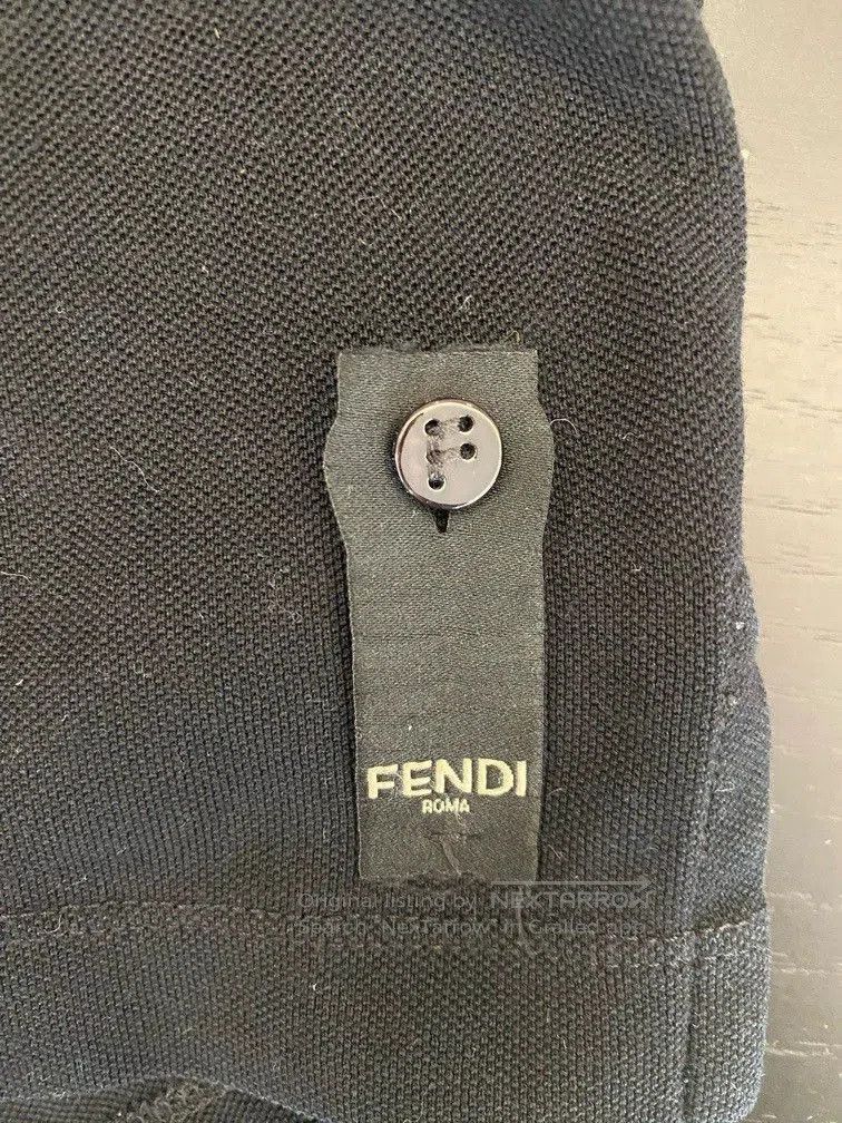 Fendi Fendi Men's Black Polo Shirt XL. Size US XL / EU 56 / 4 - 5 Thumbnail