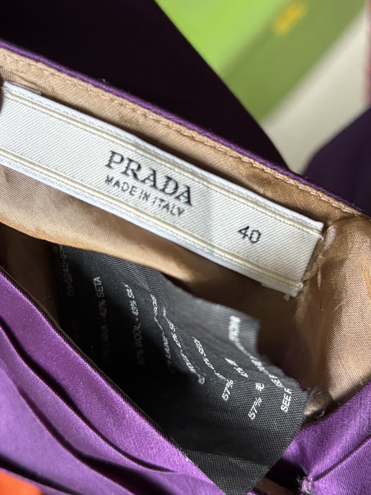 Prada PRADA Elegant Purple Dress Size M / US 6-8 / IT 42-44 - 12 Thumbnail