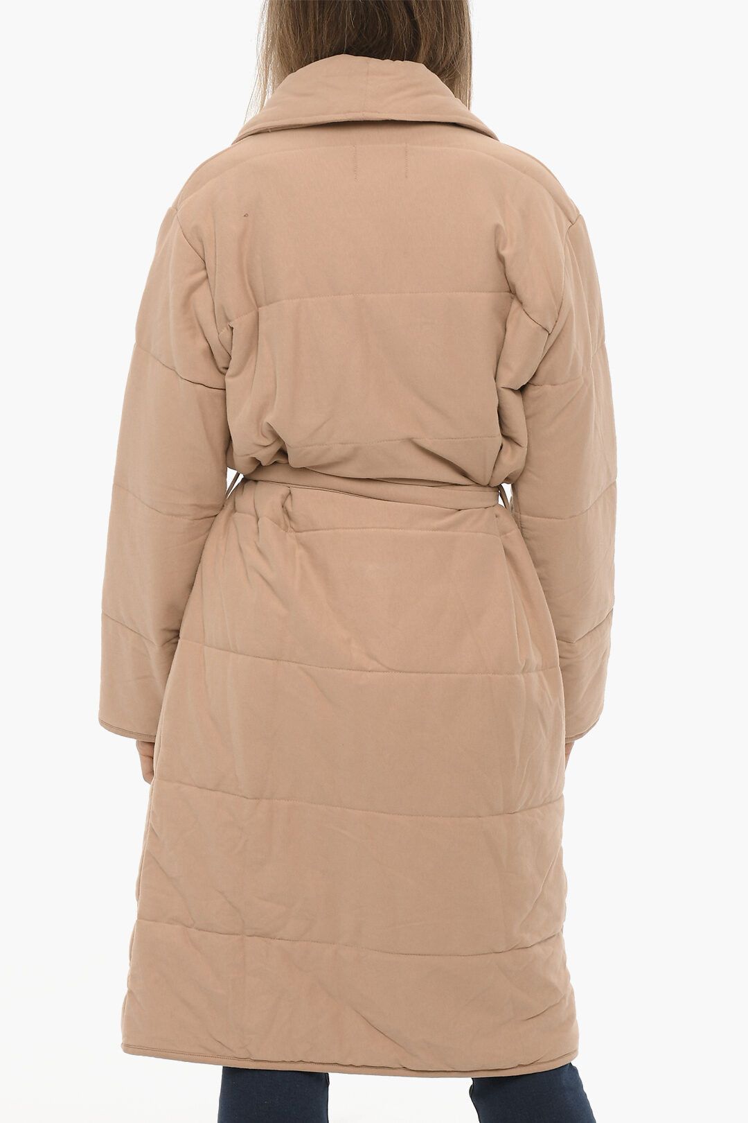 Ugg og1mm0824 Quilted Coat With Belt in Beige Size XS / US 0-2 / IT 36-38 - 2 Thumbnail