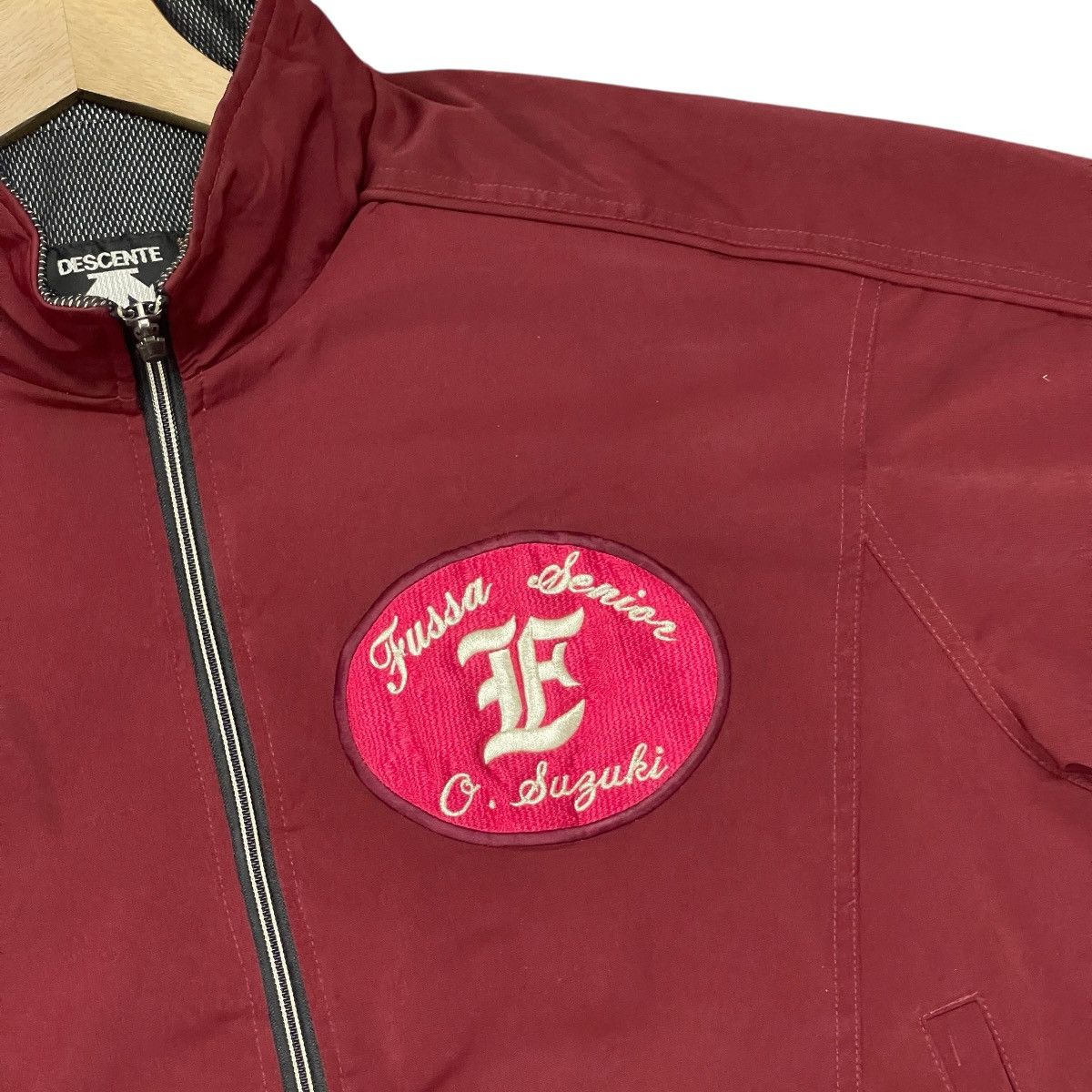 Descente Vintage Descente Embroidered Bomber Varsity Baseball Jacket Size US XL / EU 56 / 4 - 3 Thumbnail