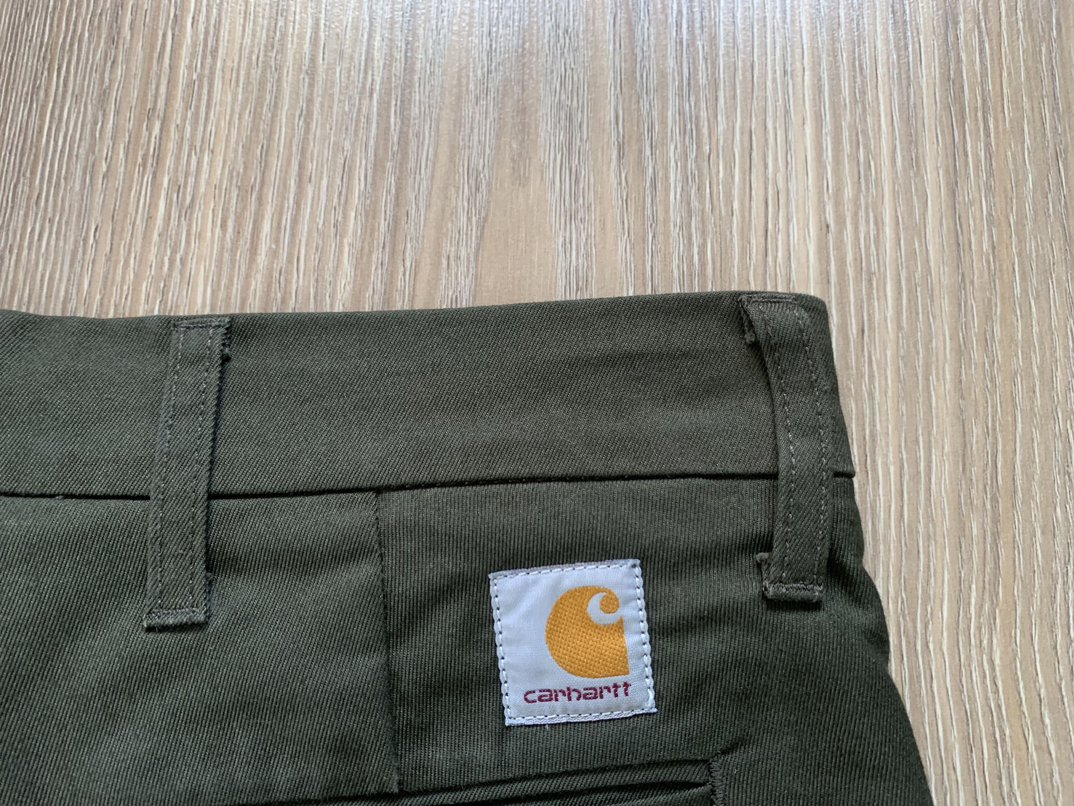 Carhartt Carhartt WIP Sid Pant Khaki Chino Cotton Trousers Size US 31 - 7 Thumbnail