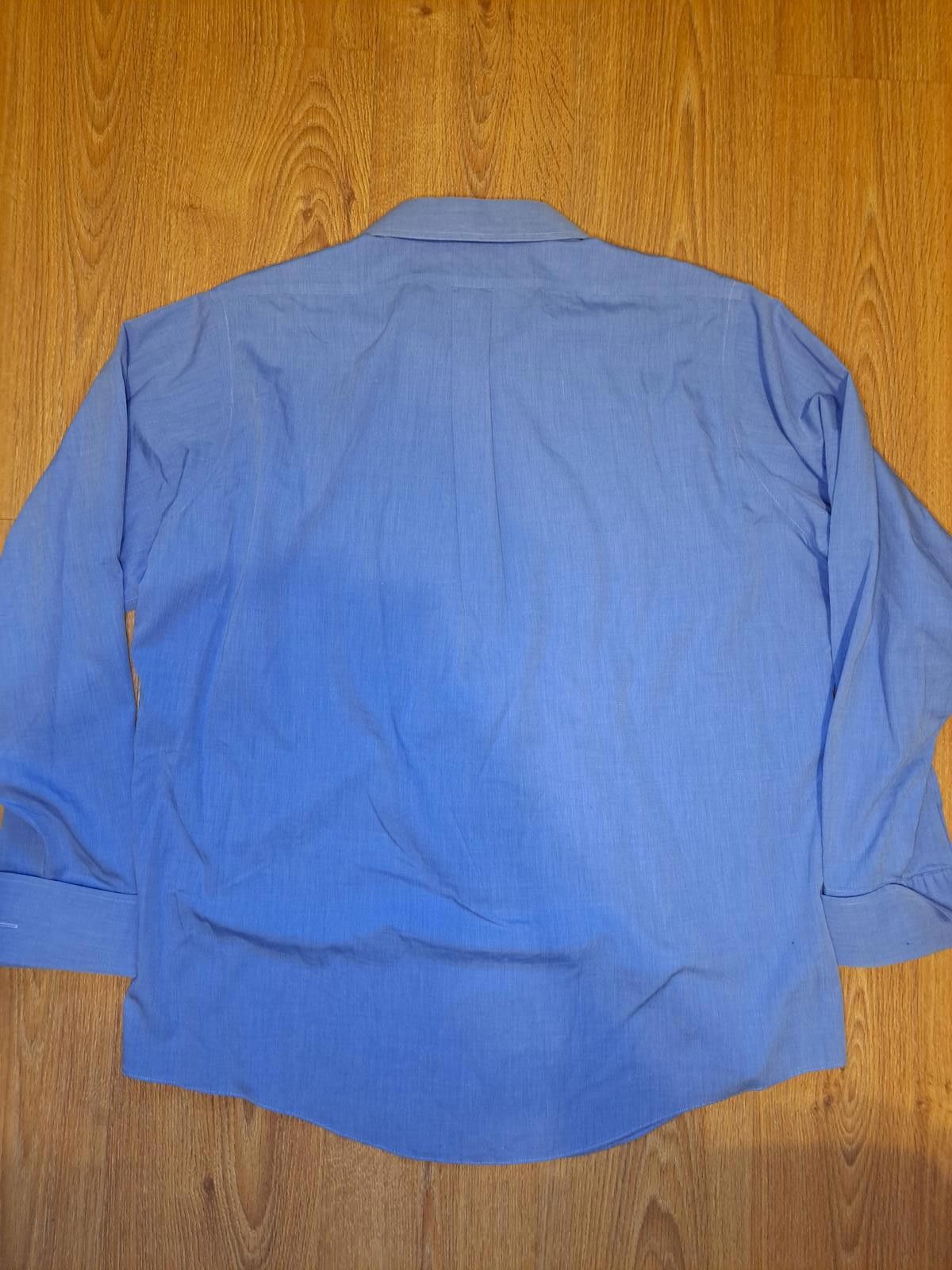Brooks Brothers Brooks Brothers Dress Shirt 17-36 XL Blue Cotton Non Iron Size 44R - 5 Thumbnail