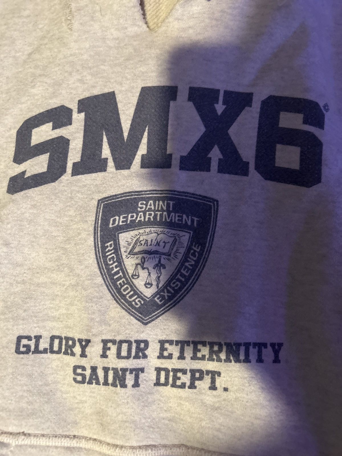 Saint Michael RARE SAINT Mxxxxxx x Shermer Academy Hoodie Grey Size US M / EU 48-50 / 2 - 6 Thumbnail