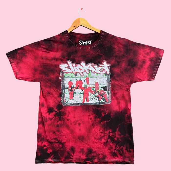 Slipknot Slipknot Red Jumpsuit Poster Tie Dye Tee L | Grailed