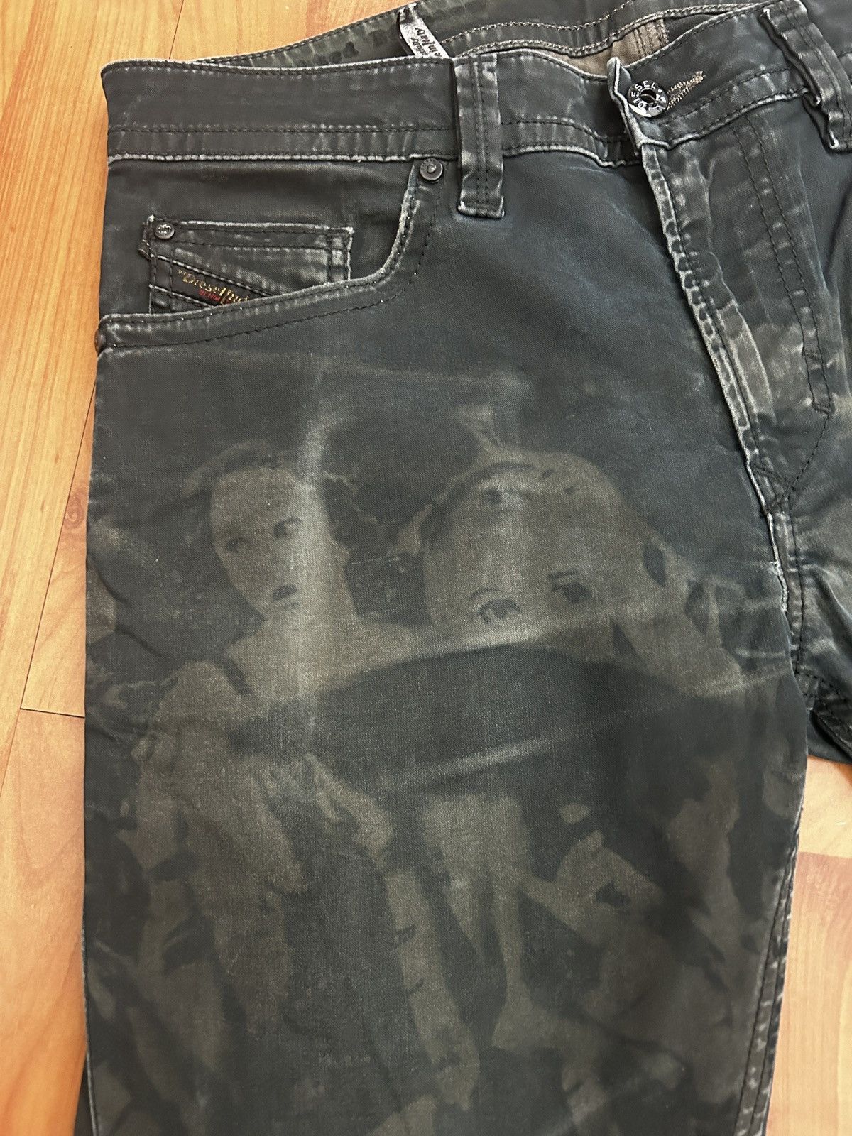 Diesel × Diesel Black Gold Diesel Thavar « Faces » slim pants 31W x32L Size US 31 - 5 Thumbnail