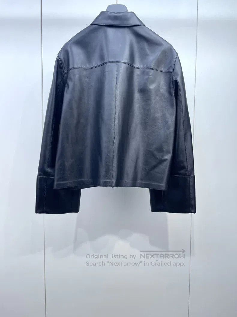 Loewe Loewe Classic Black Leather Jacket Size XS / US 0-2 / IT 36-38 - 2 Thumbnail