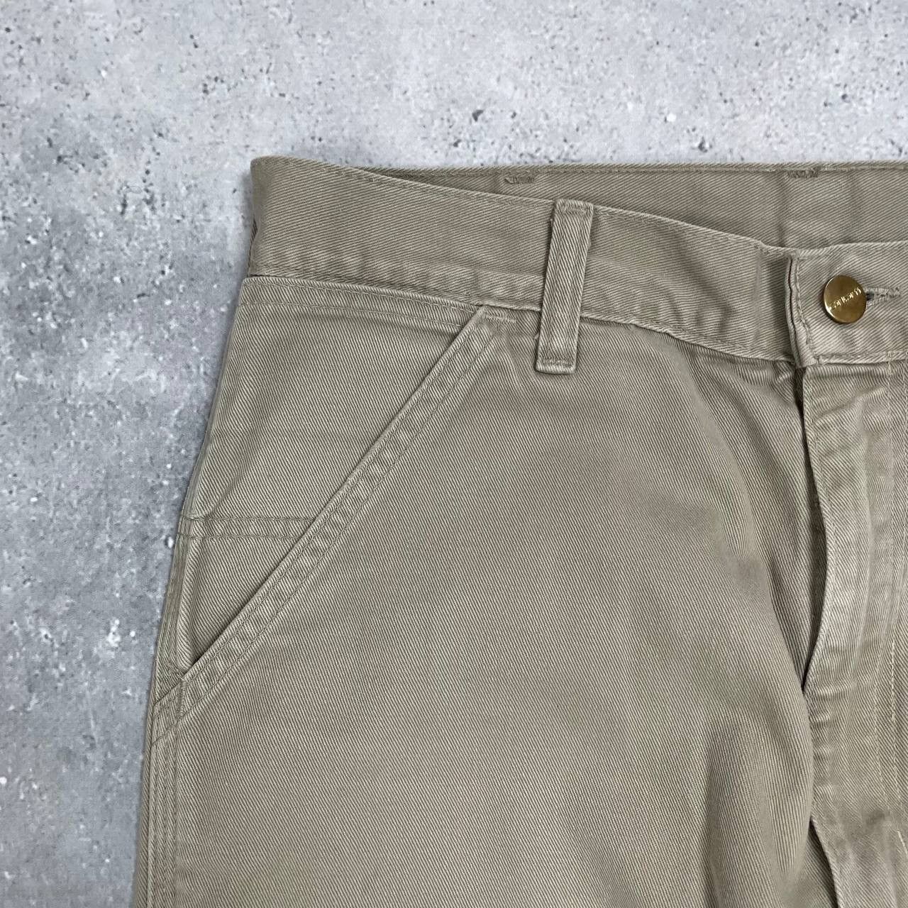 Carhartt × Vintage Vintage 90 Carhartt Carpenter Work Pants Made In USA W32 L28 Size US 32 / EU 48 - 3 Thumbnail