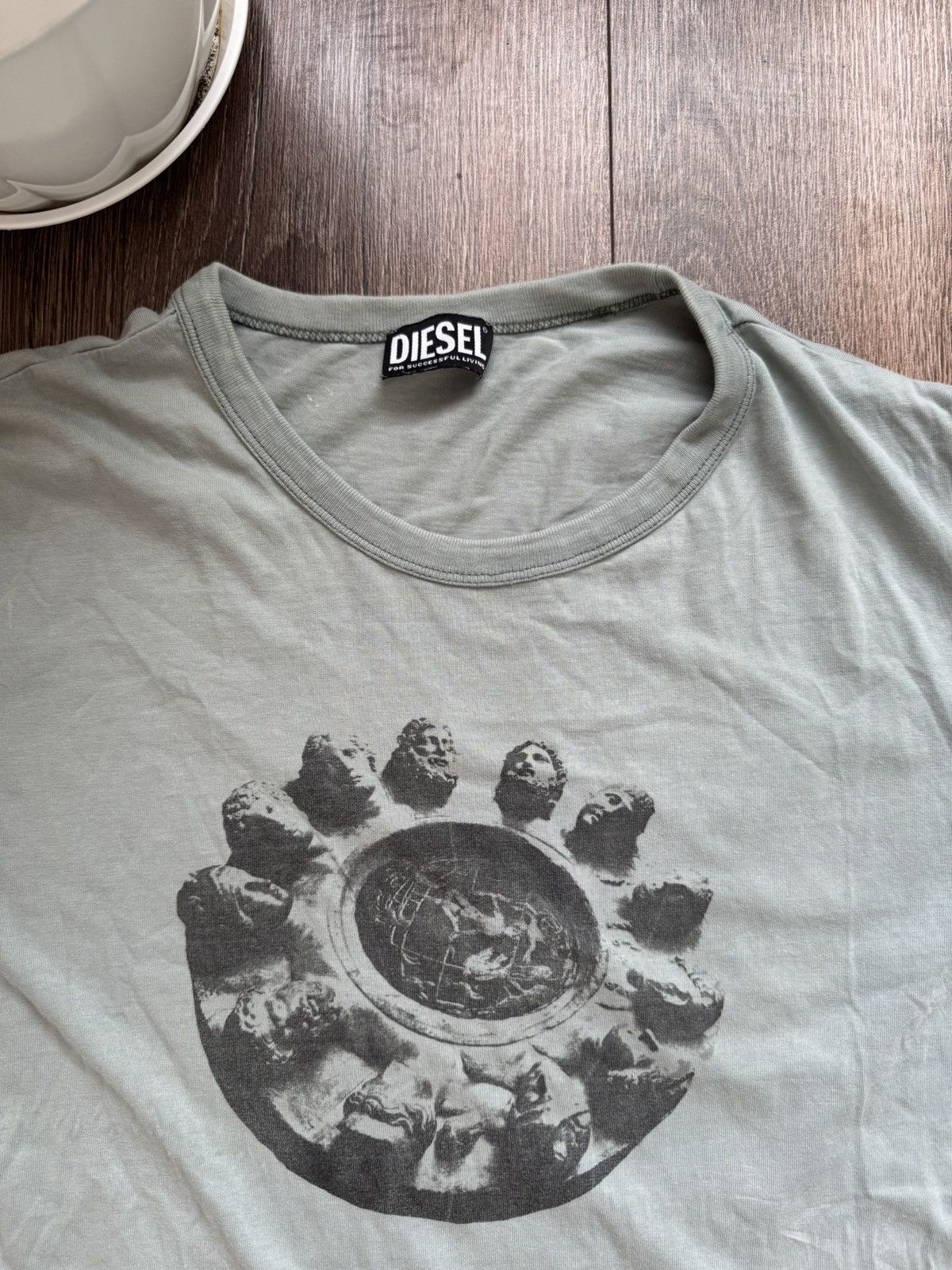 Diesel Diesel Big logo short sleeve men’s L mint colour t shirt Size US L / EU 52-54 / 3 - 3 Thumbnail