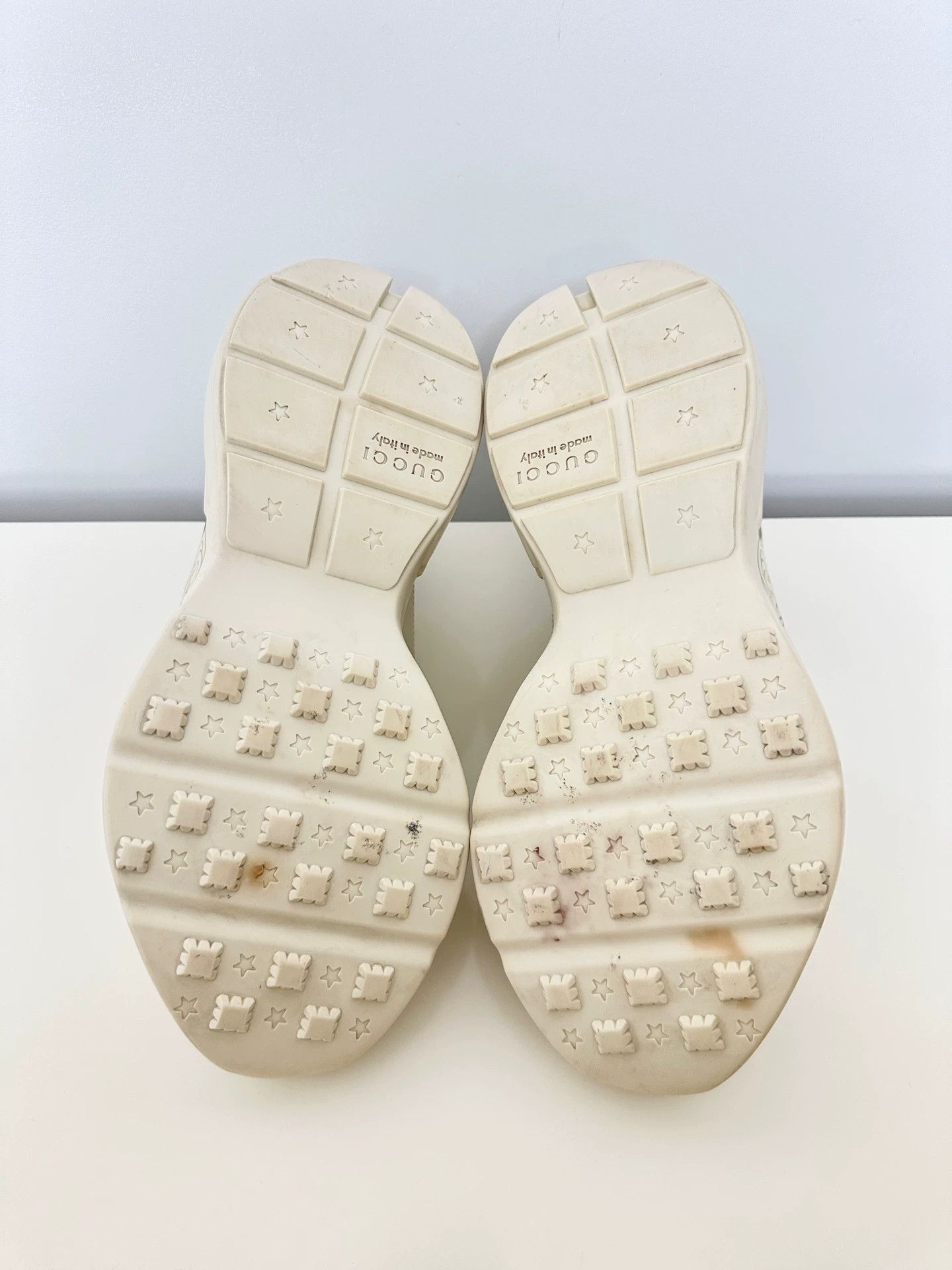 Gucci Gucci Rhyton dad shoe men's ivory white Size US 9 / EU 42 - 8 Thumbnail